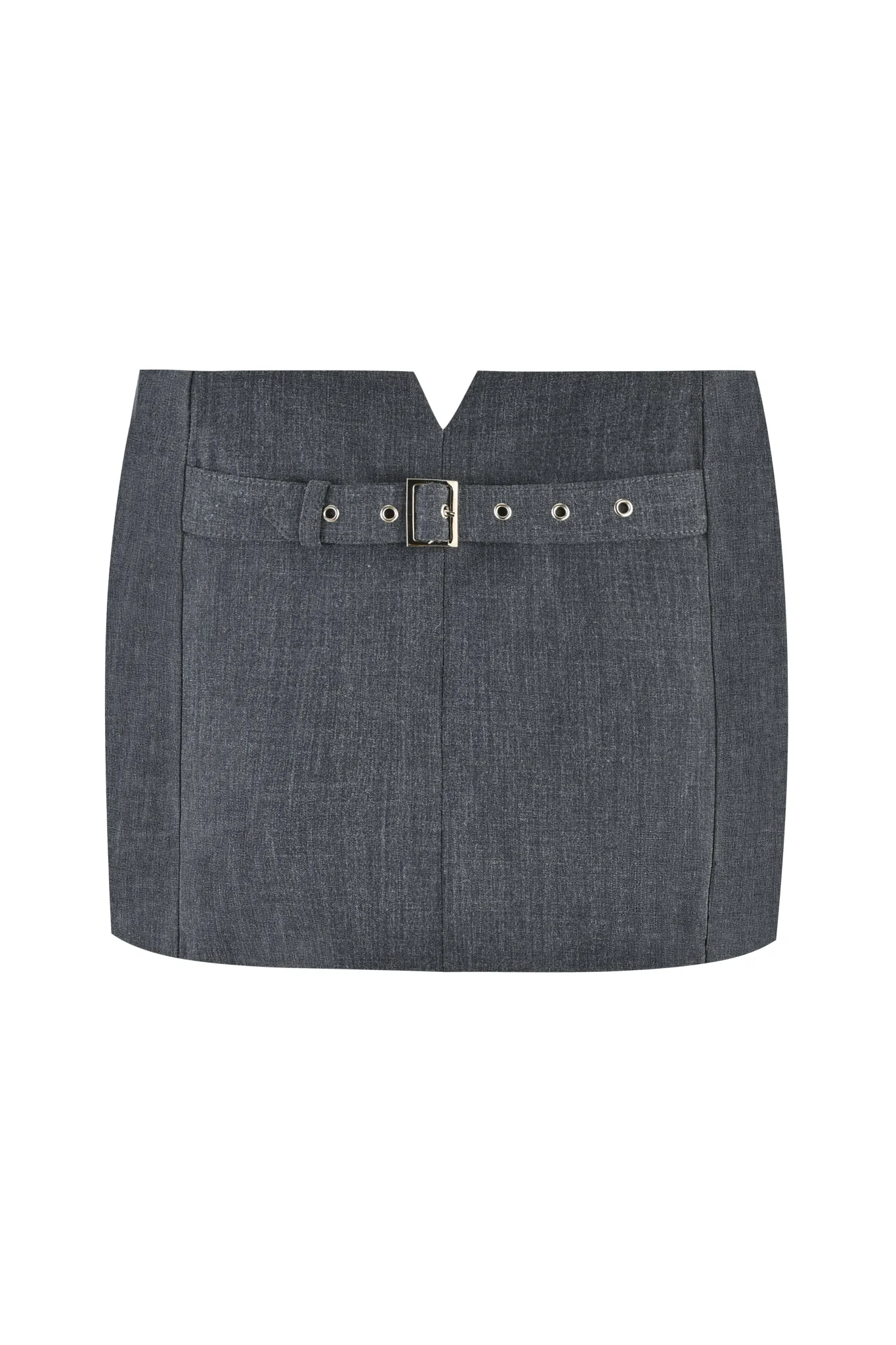 ADRIETTE SKORT - GREY:PLAID - Image 9