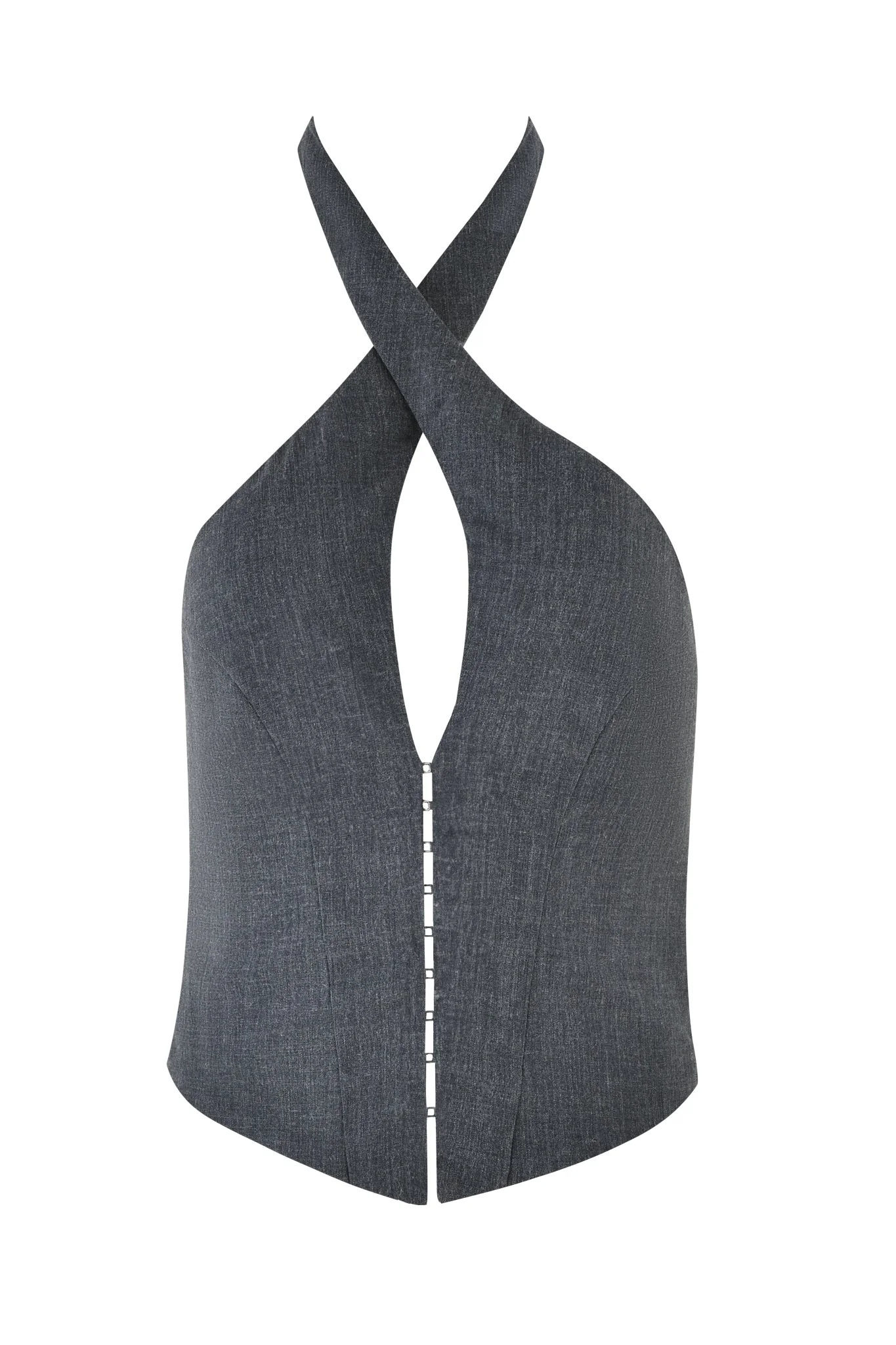 ADRIETTE TOP - GREY - Image 7