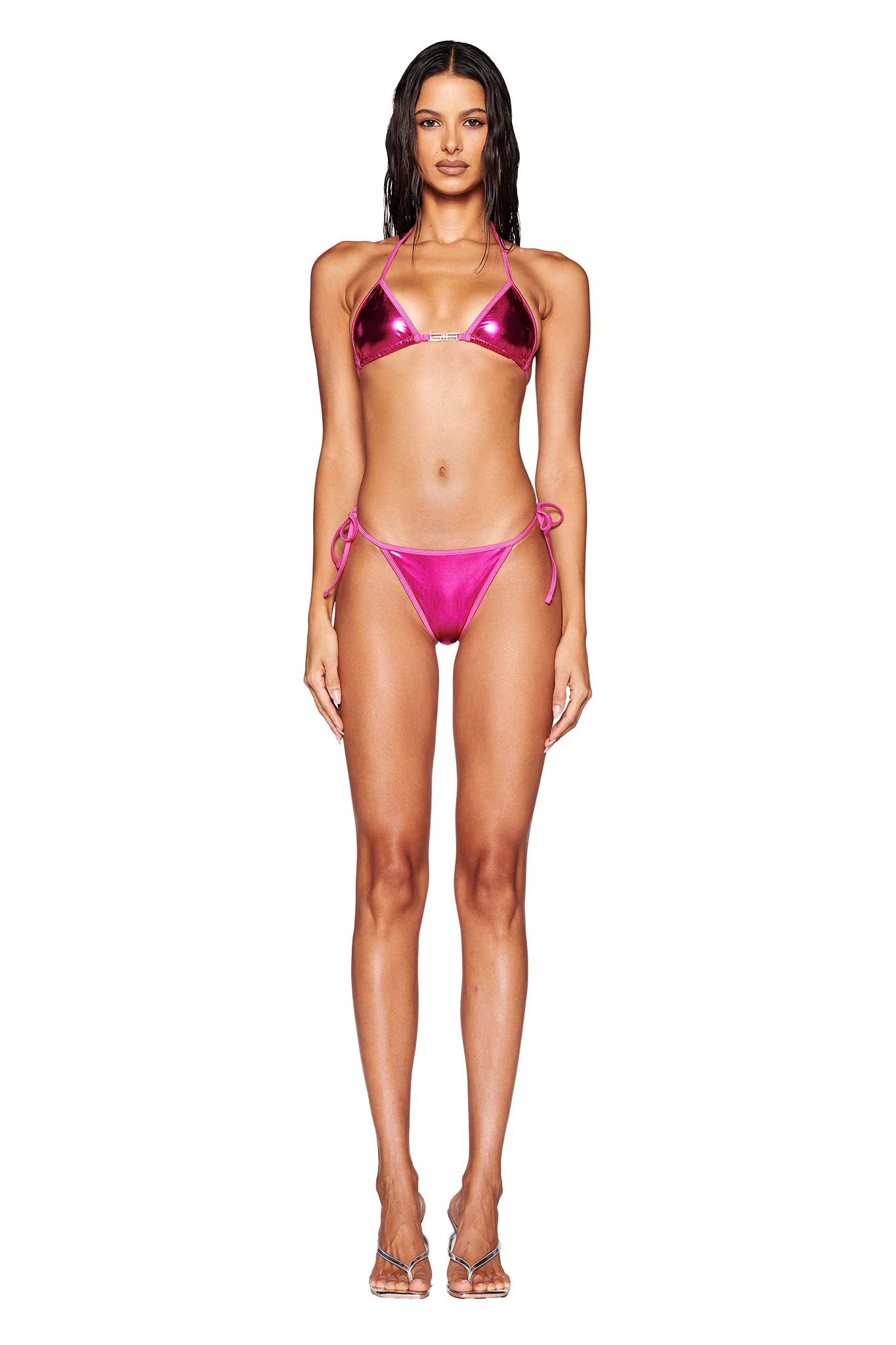 ALOHI BIKINI BOTTOM - PINK : HOT PINK - Image 4