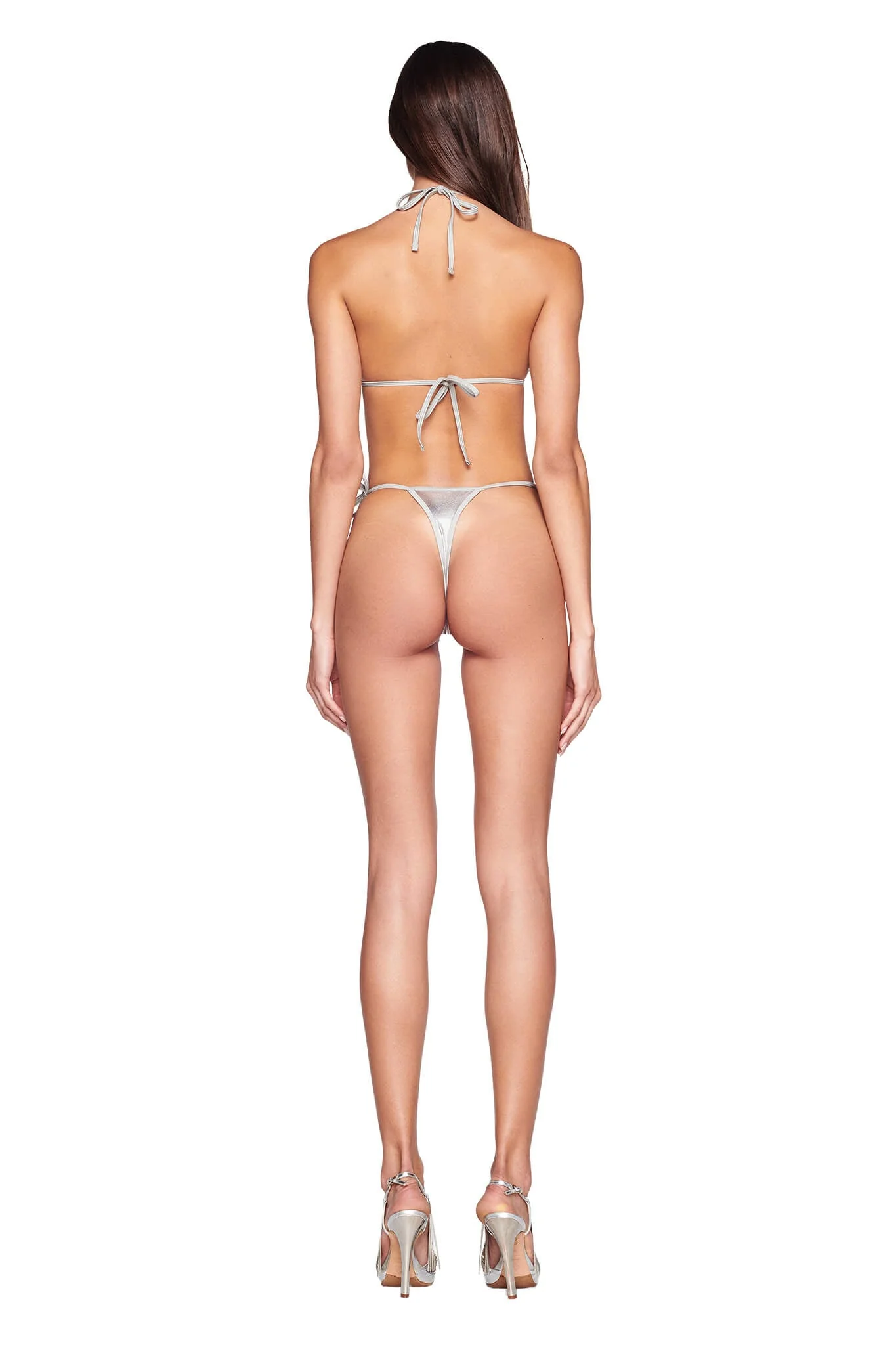 ALOHI BIKINI TOP - GREY : SILVER - Image 6