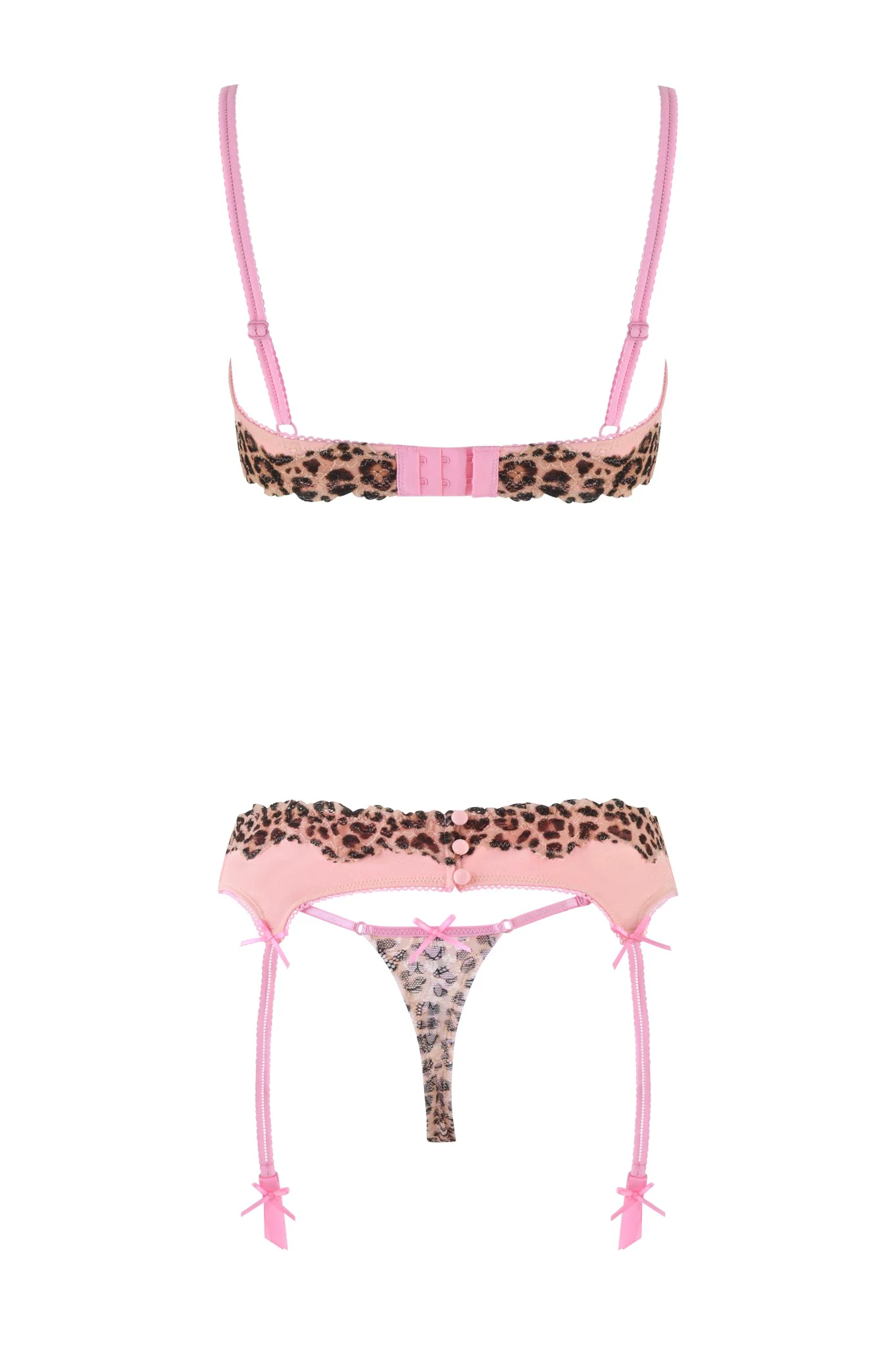 AMARI 3 PIECE SET - PINK : LEOPARD - Image 8