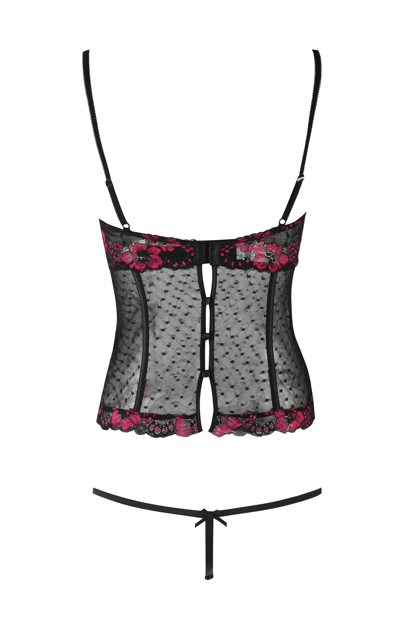 AMBROSE BUSTIER SET - BLACK - Image 7