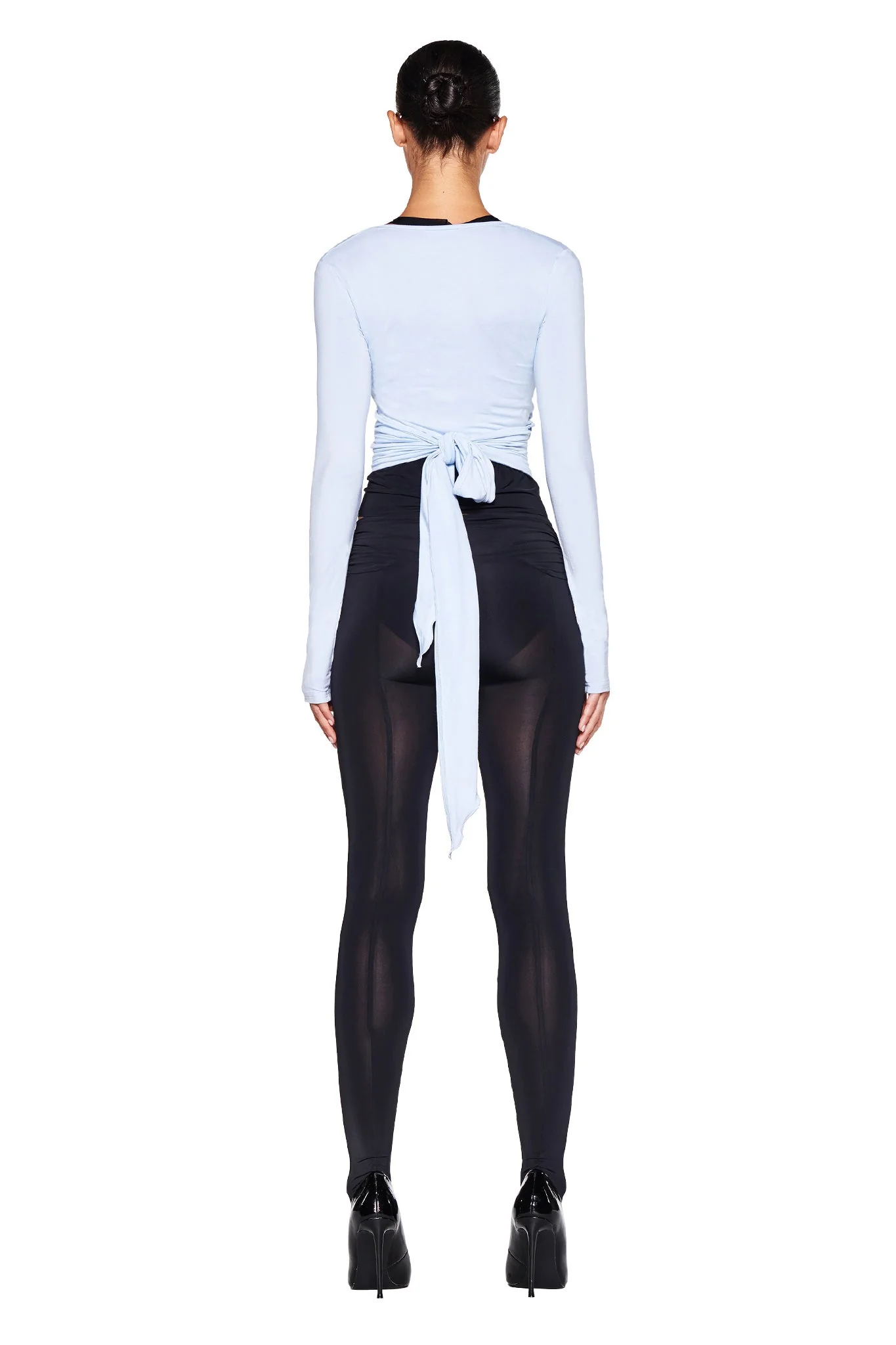 AMRIA TOP - BLUE : POWDER BLUE - Image 3