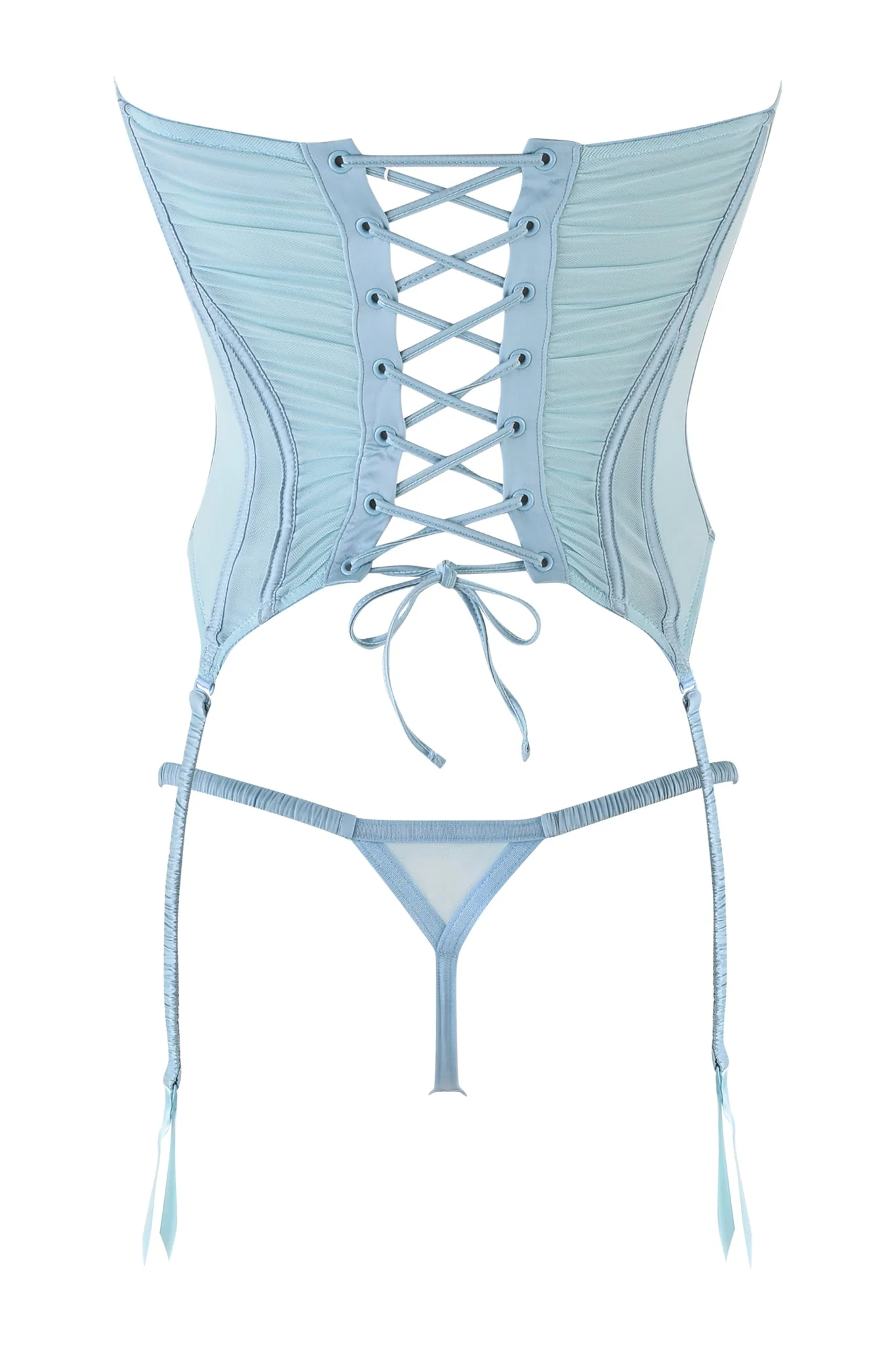 ANGELIQUE BUSTIER SET - BLUE : BABY BLUE - Image 8