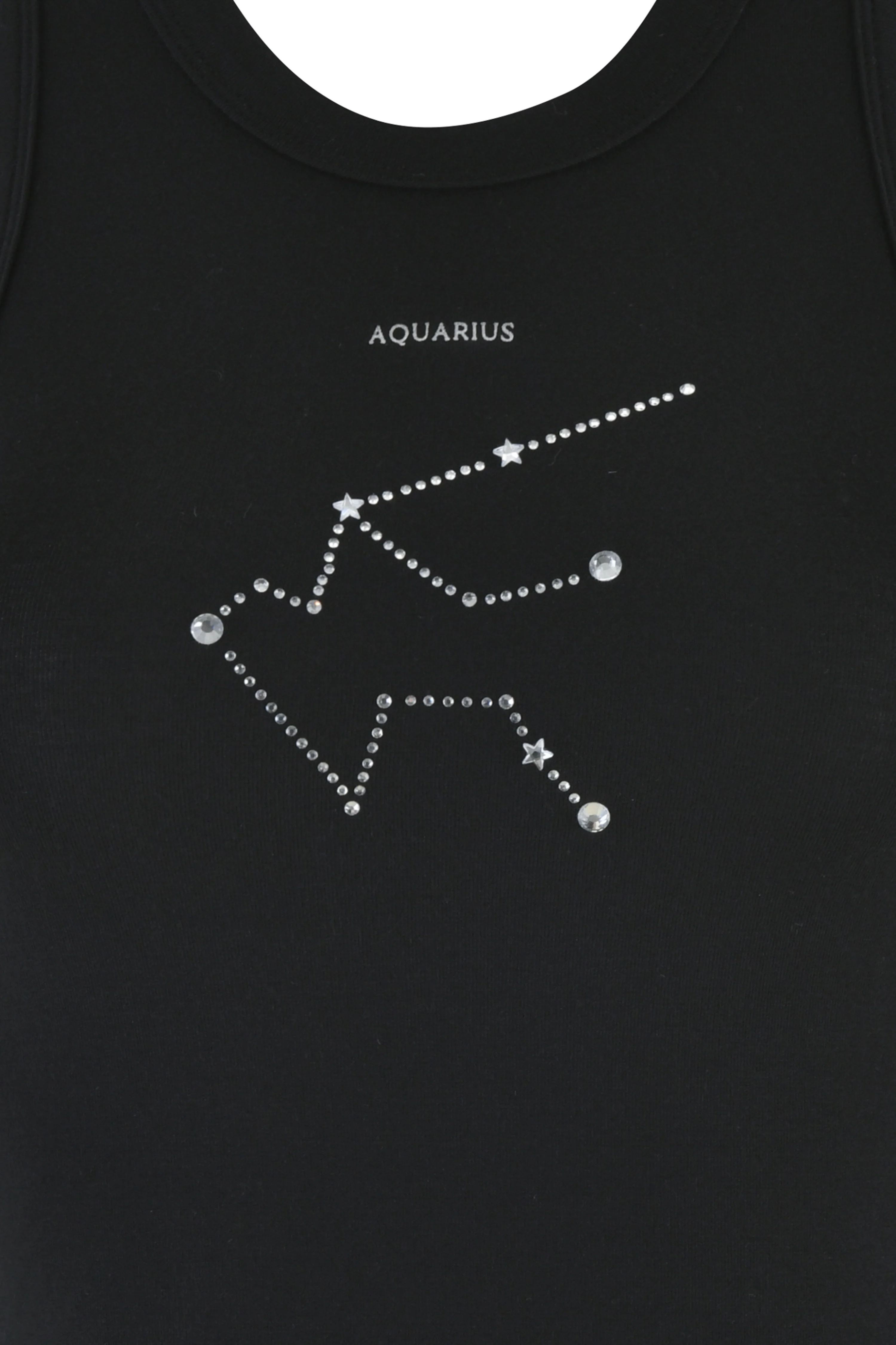 AQUARIUS ZODIAC TANK - BLACK - Image 9