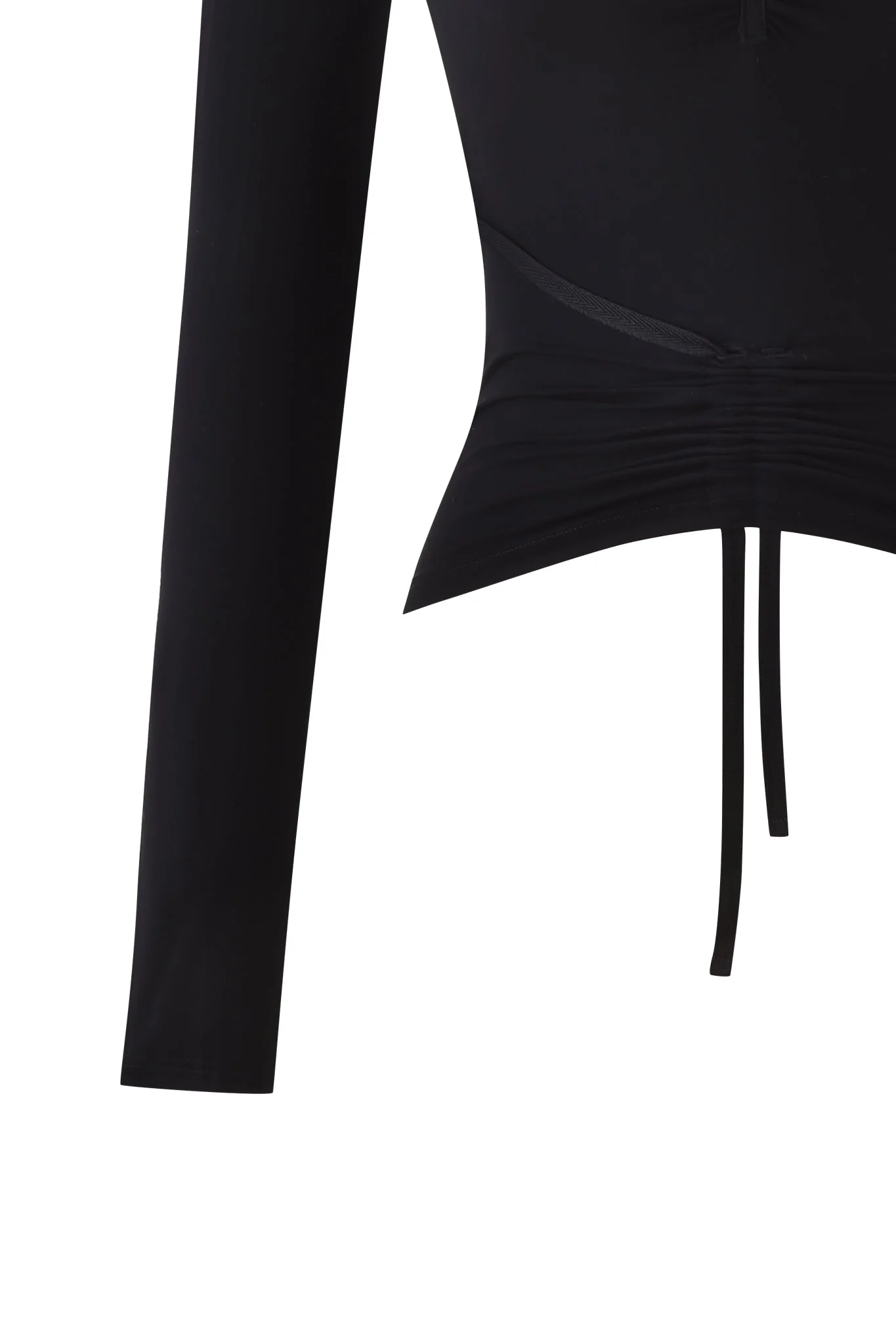ASHA LONG SLEEVE TOP - BLACK - Image 7