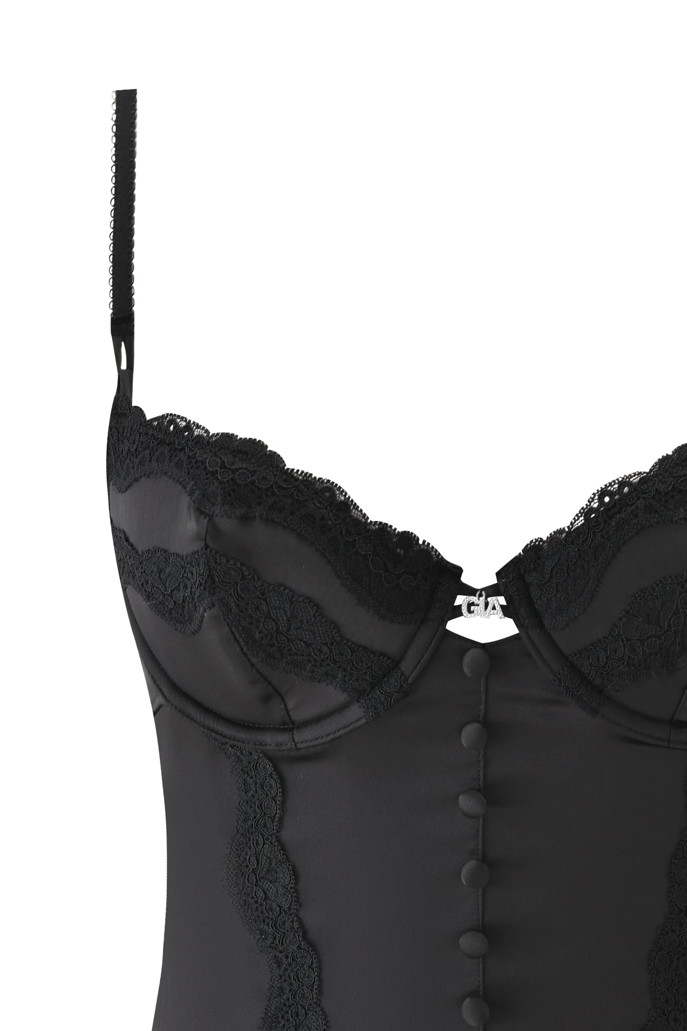 ASHLING BUSTIER - BLACK - Image 7