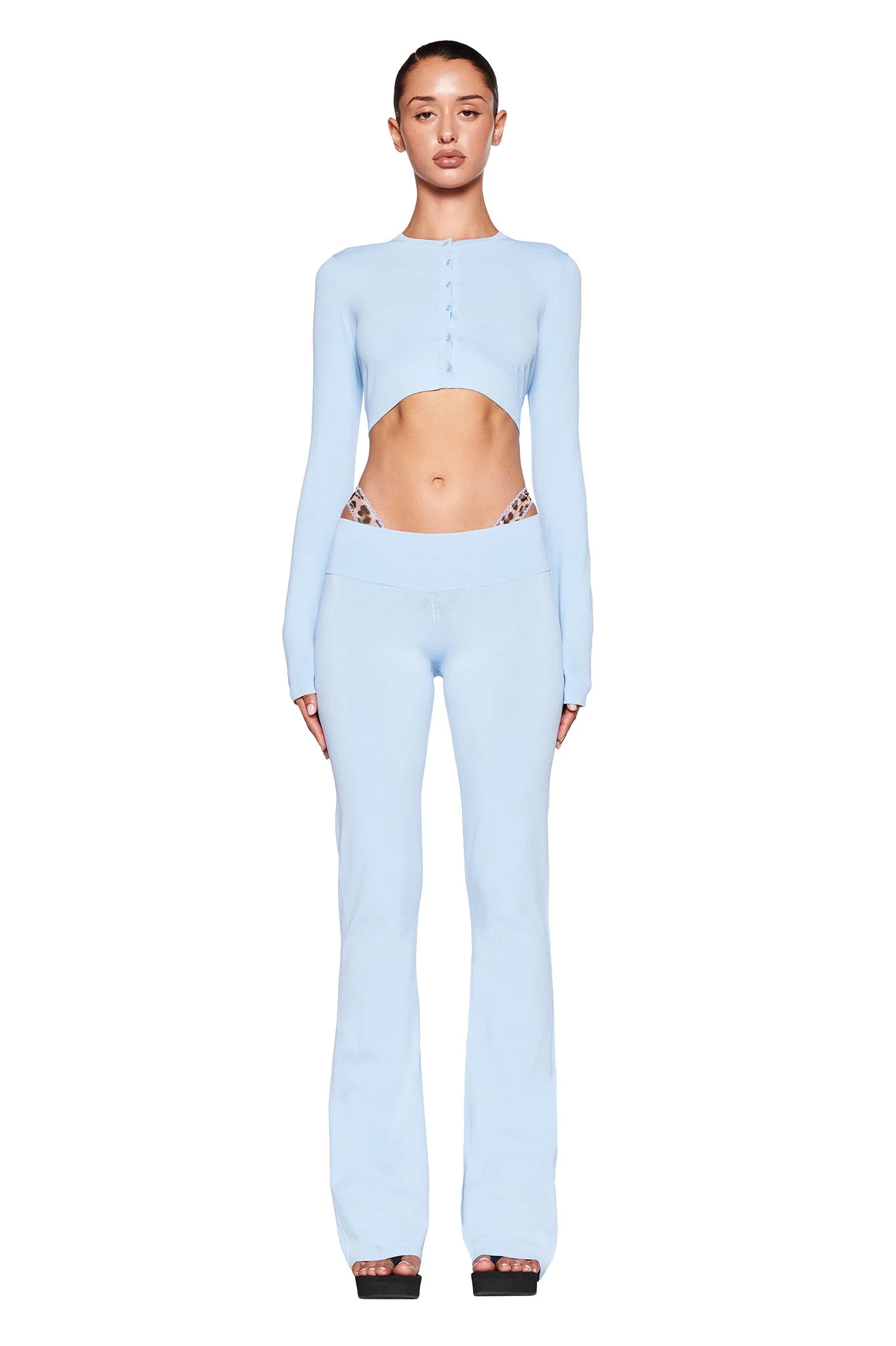 AUDRINA CARDIGAN - BLUE : POWDER BLUE - Image 5
