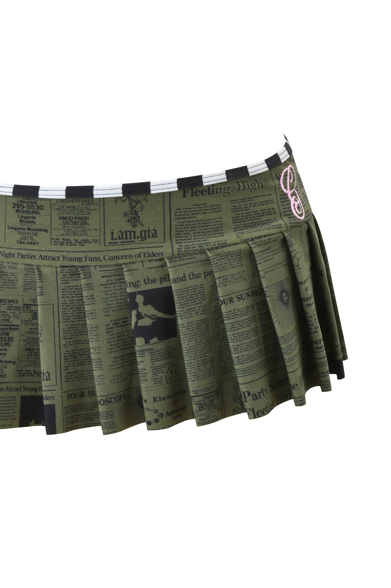 AURETTE MICRO BIKINI SKIRT - LEFT ON READ - Image 10