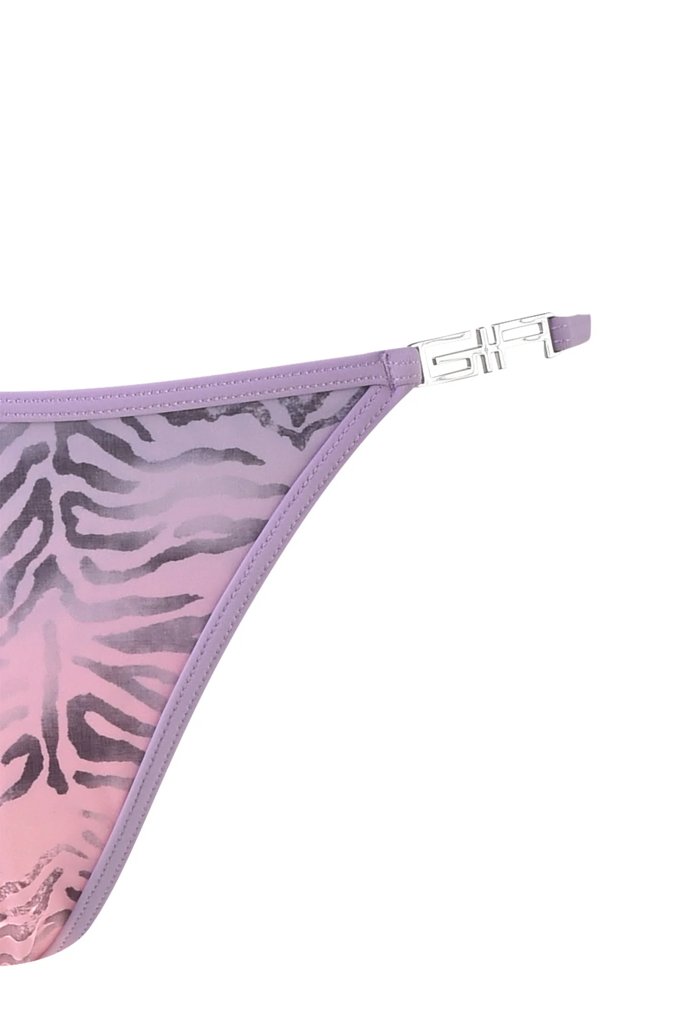 AVA BIKINI BOTTOM - PURPLE : ZEBRA - Image 7