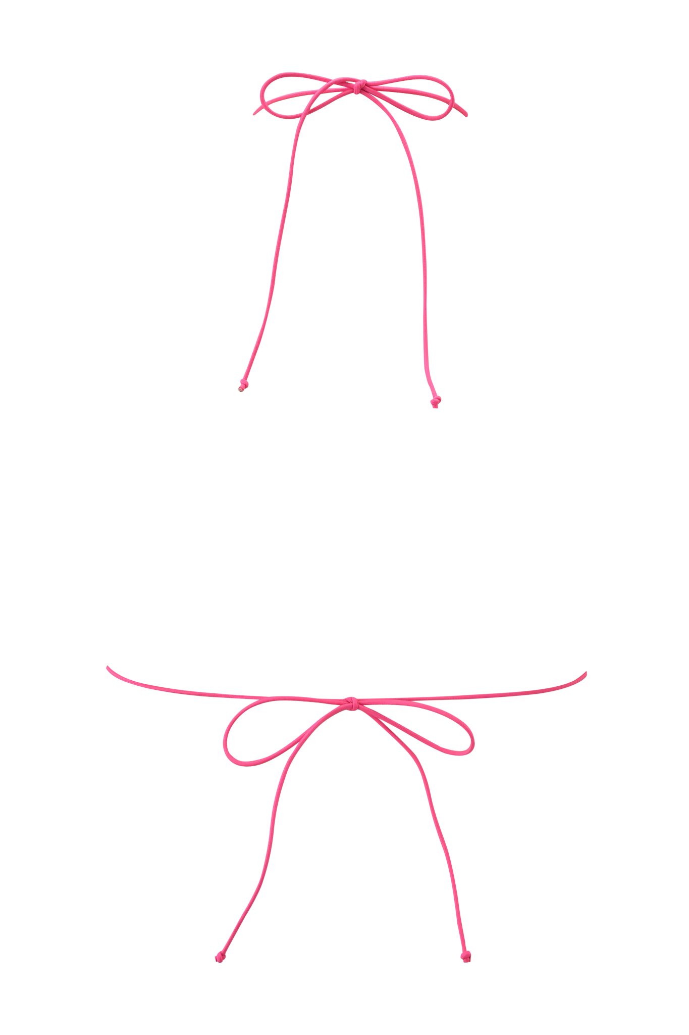 BAMBI DIAMANTE BIKINI TOP - NEON PINK - Image 7