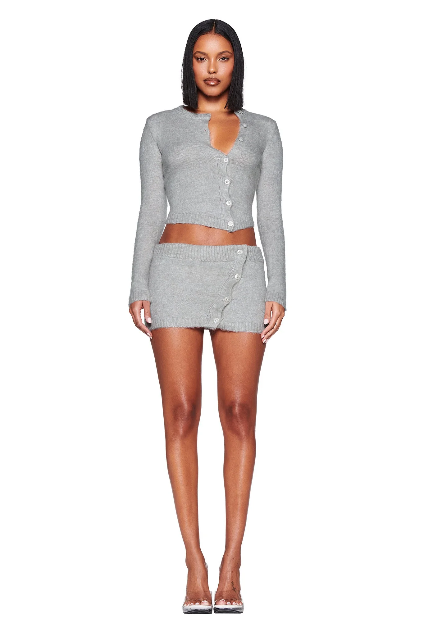 BEATRIZ SWEATER - GREY : MARLE - Image 3