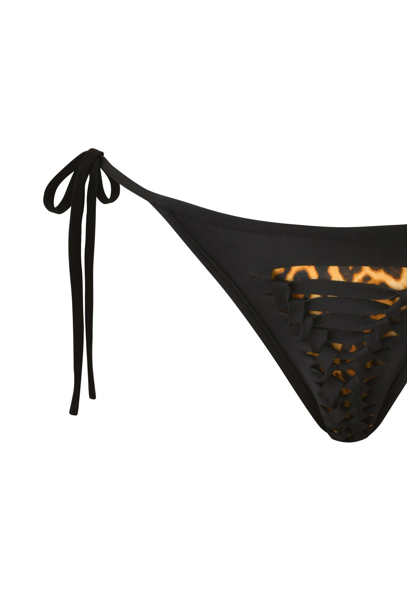 BIJOU BIKINI BOTTOM - BLACK - Image 8