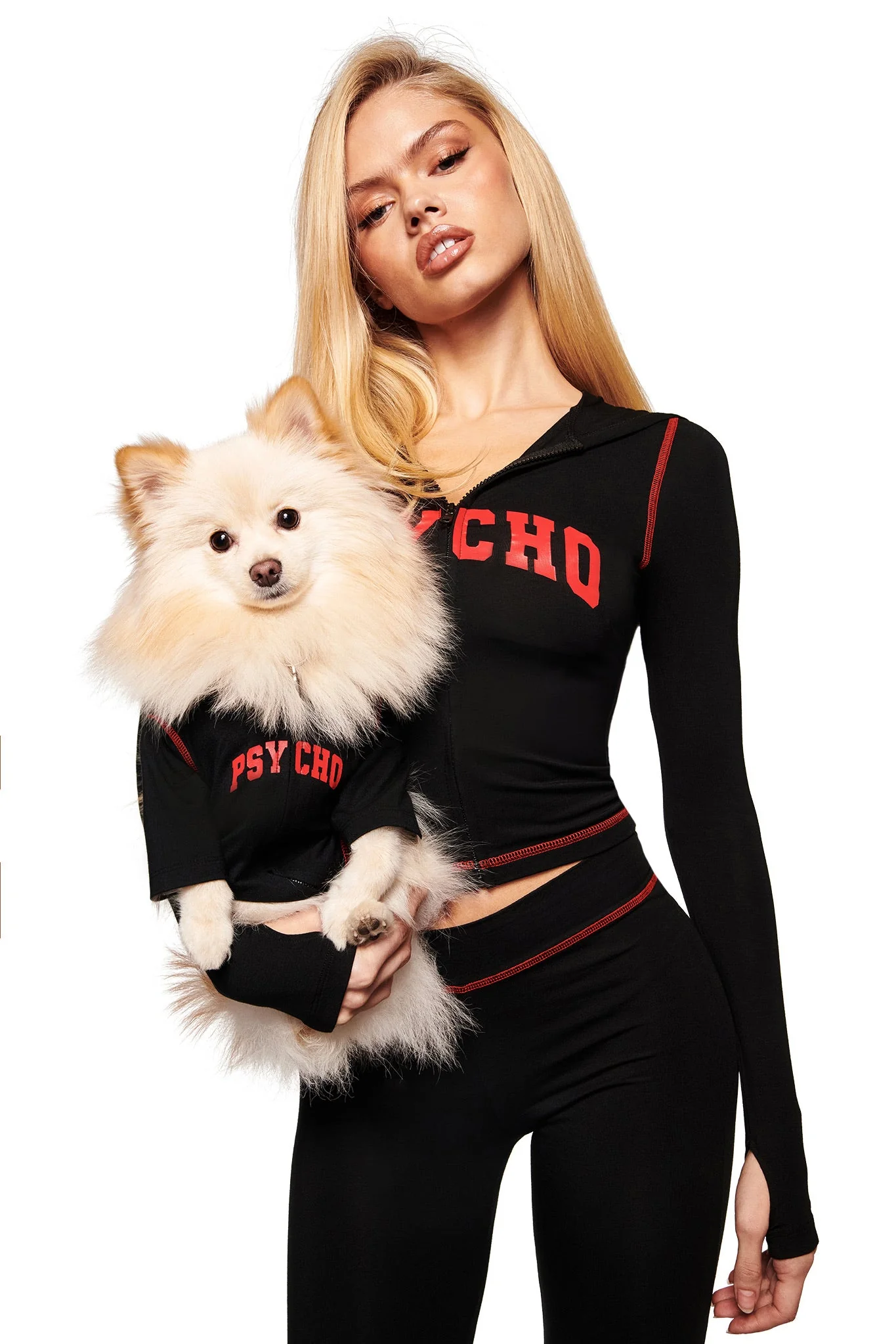 BLARE BEST FRIEND DOG HOODIE - BLACK PSYCHO - Image 6