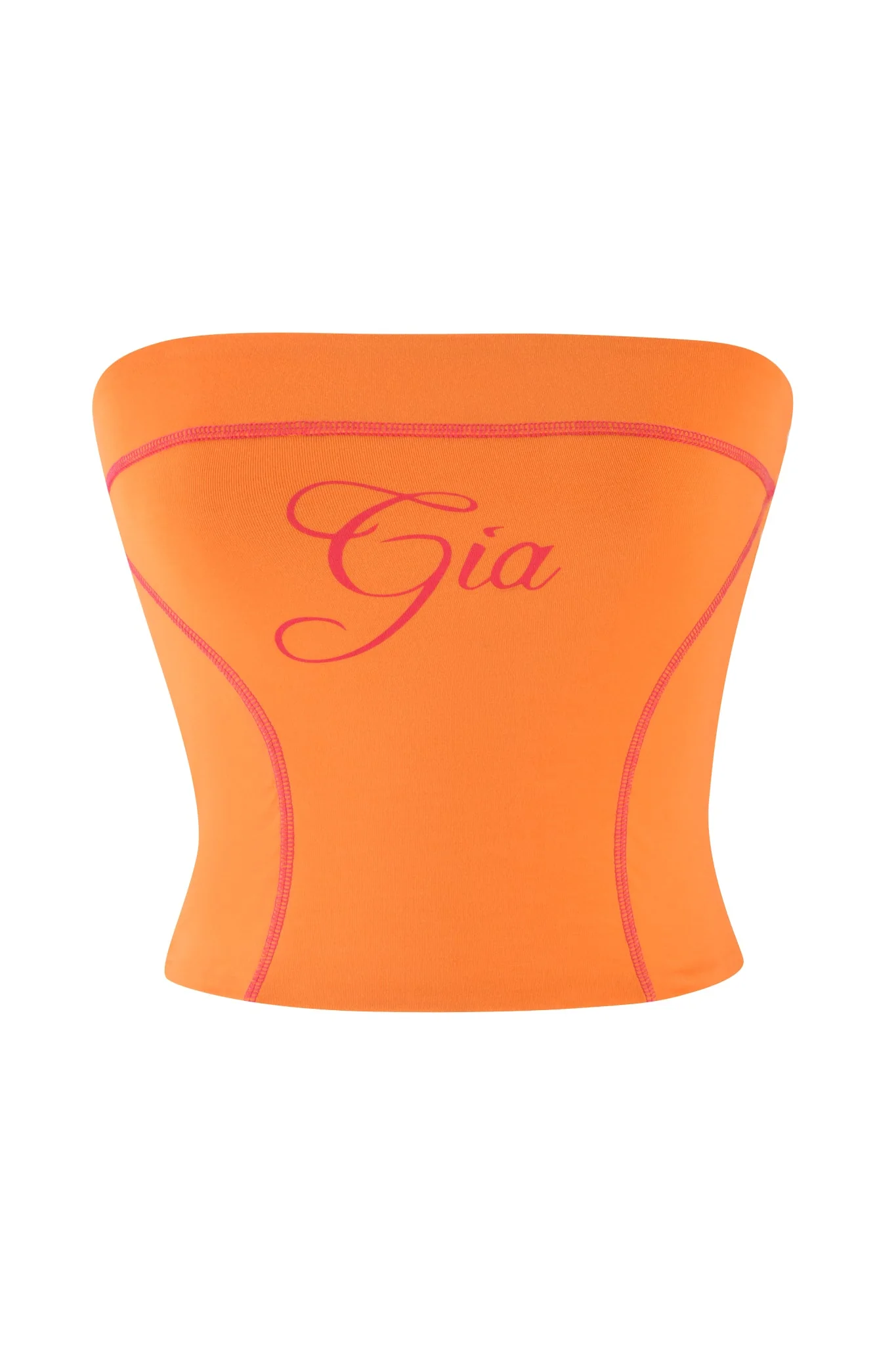 BLARE BOOB TUBE - ORANGE - Image 5