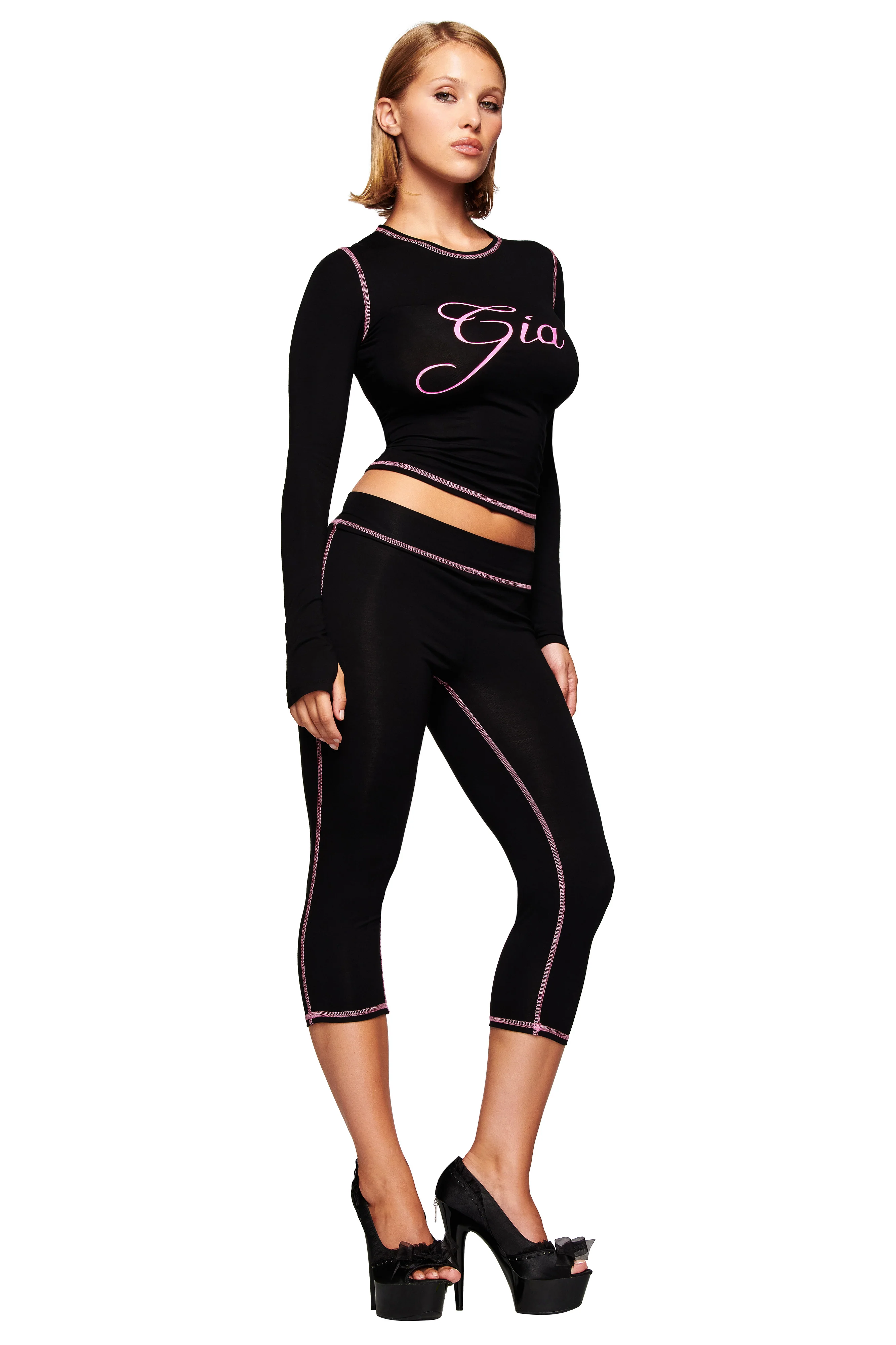 BLARE CAPRI - BLACK - Image 3