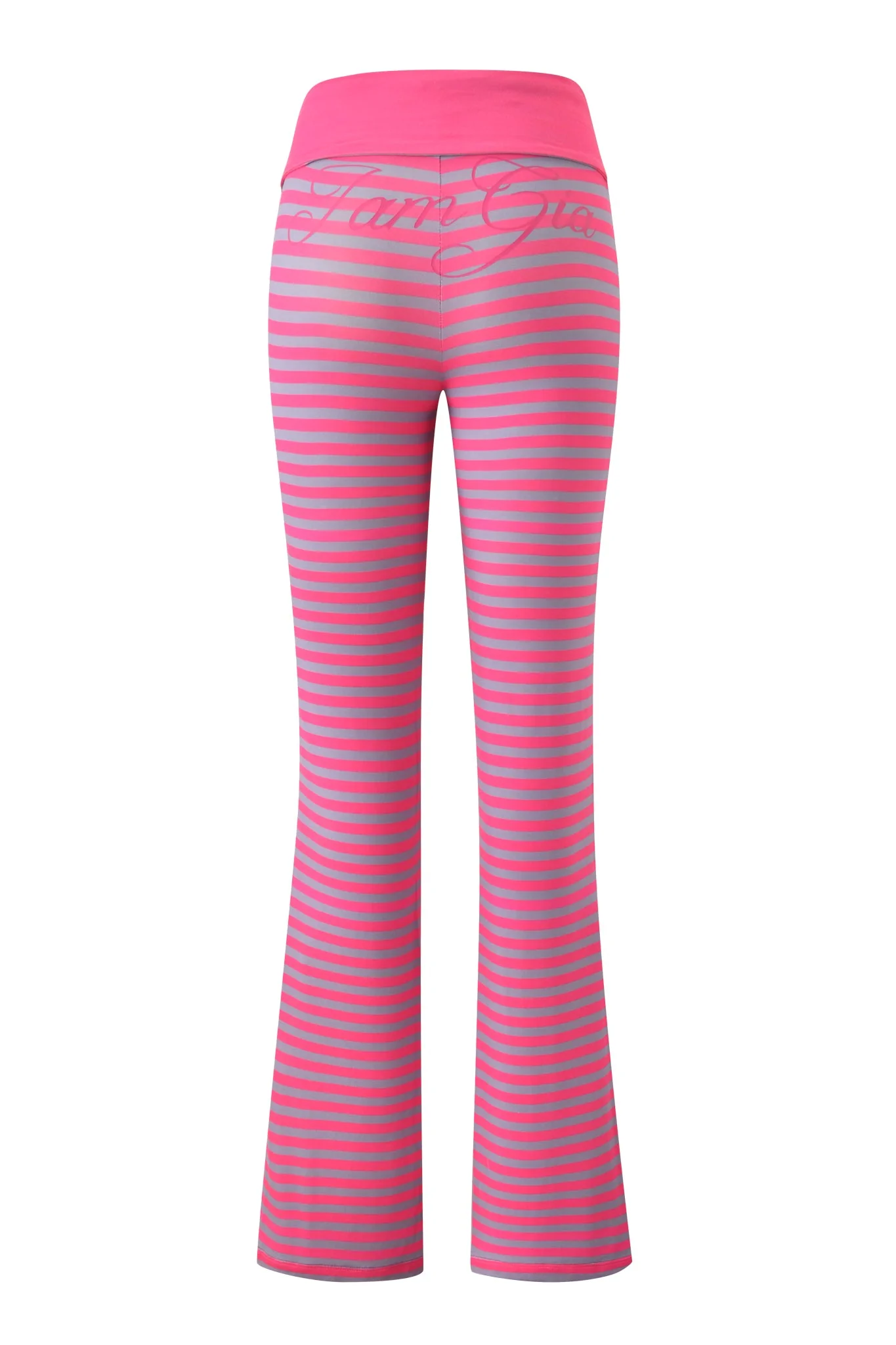 BLARE FOLDOVER TRACKPANT - HOT PINK STRIPE - Image 7