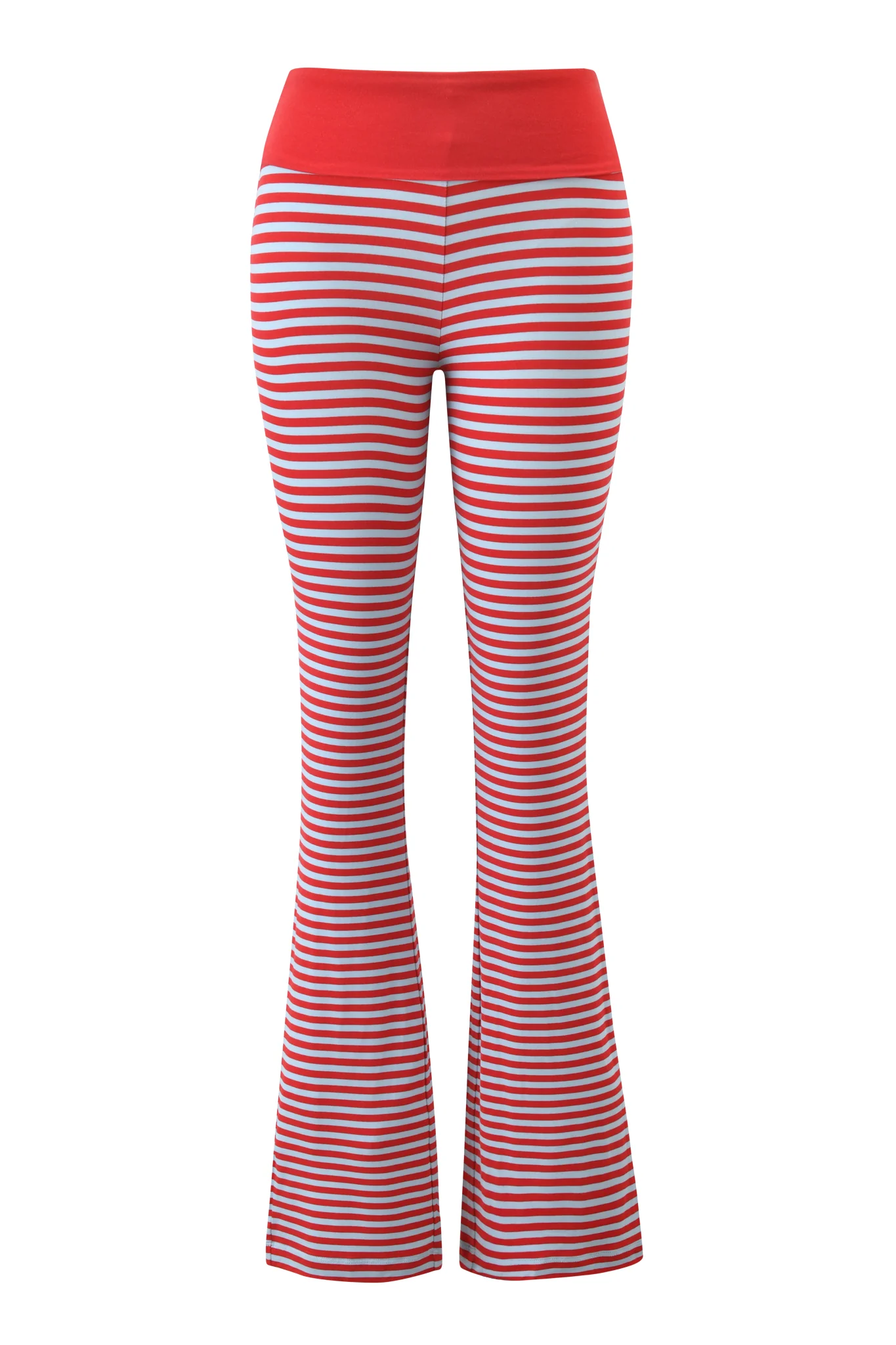 BLARE FOLDOVER TRACKPANT - RED AND BLUE STRIPE - Image 8