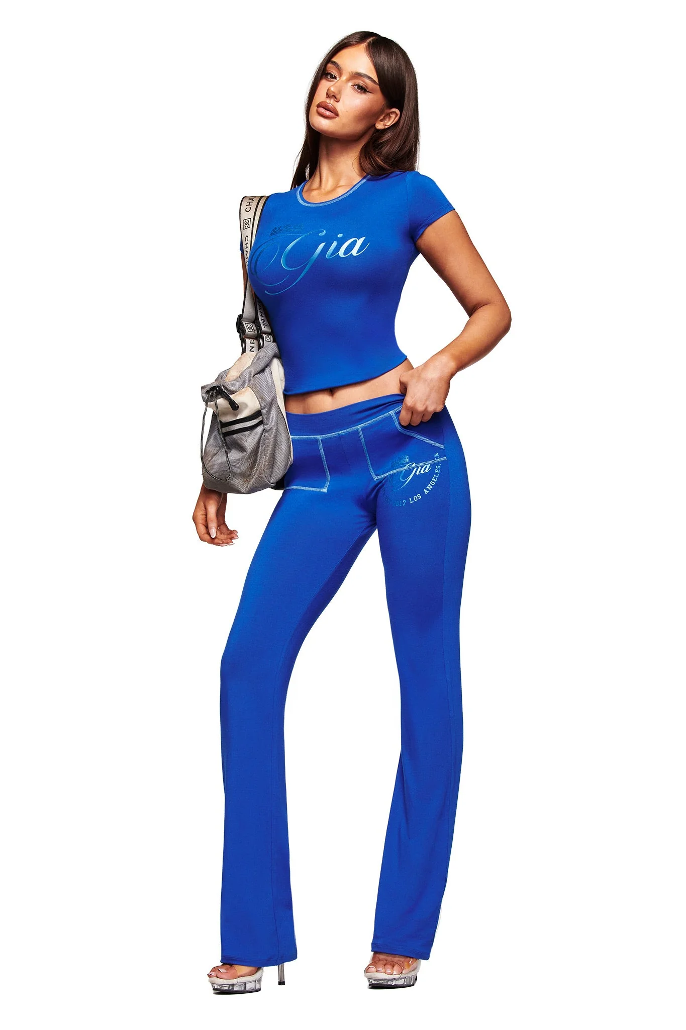 BLARE FORM POCKET TRACKPANT - COBALT FOIL - Image 3