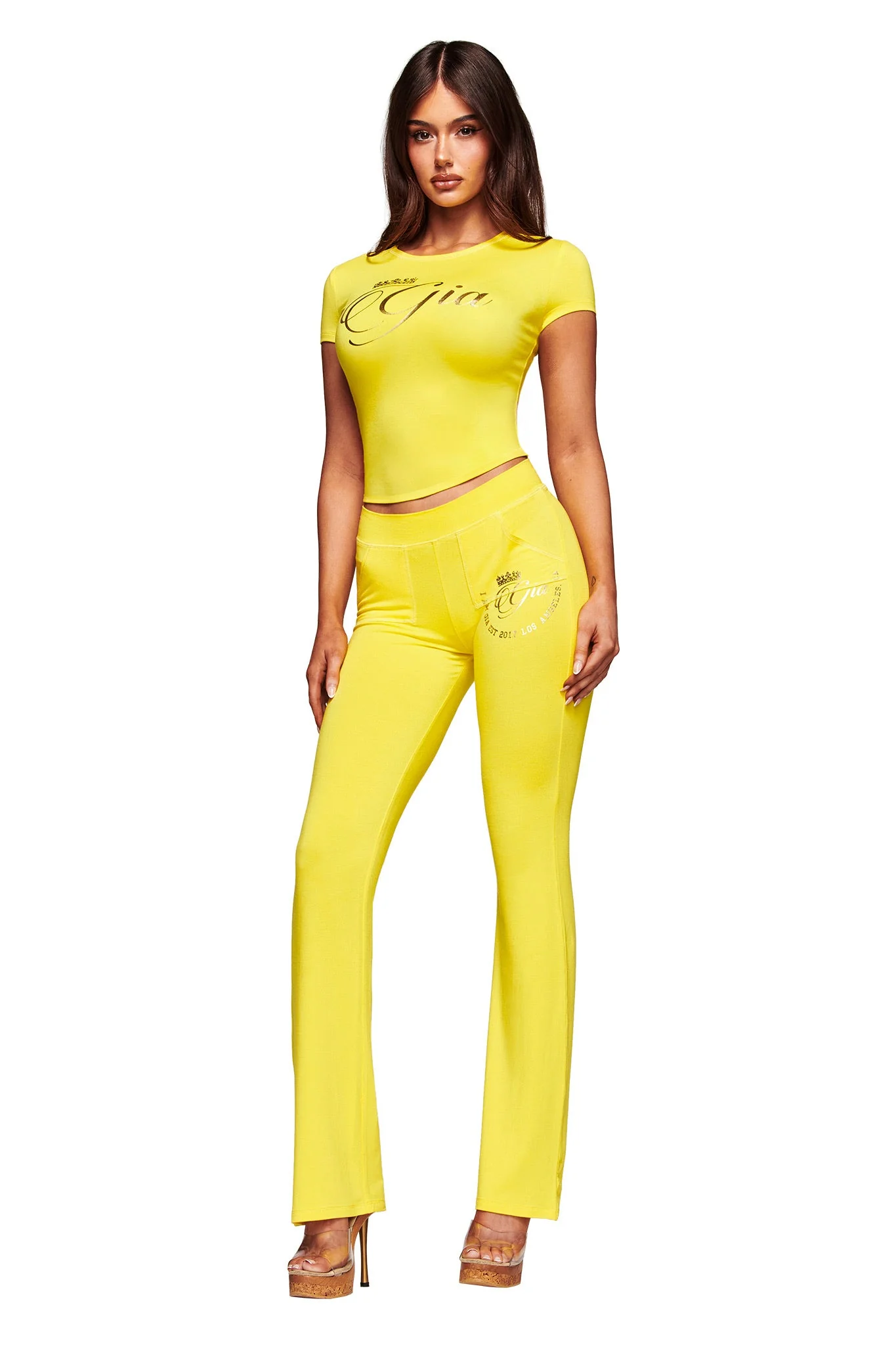 BLARE FORM TEE - YELLOW GOLD FOIL - Image 4