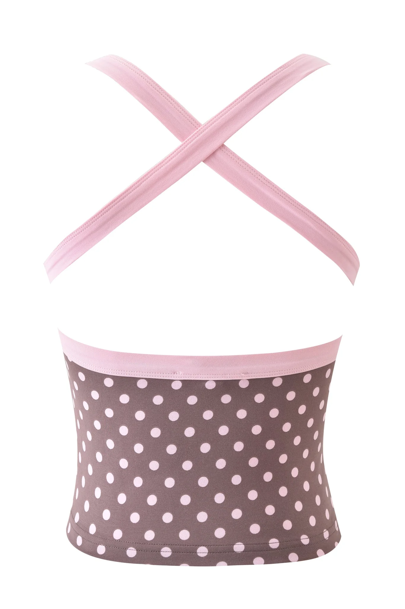 BLARE HALTER STRAP TOP - PINK CHOCOLATE - Image 8