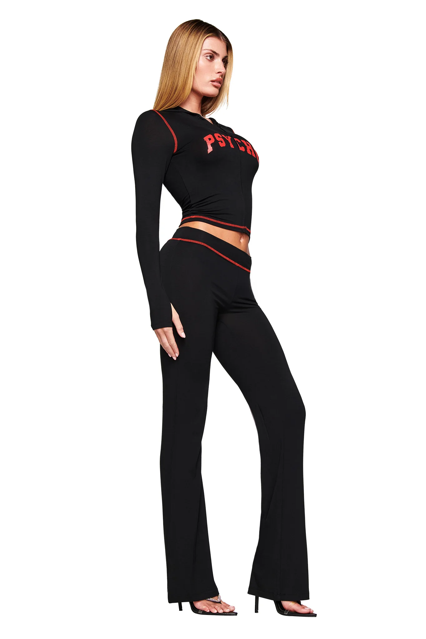 BLARE HOODIE - BLACK PSYCHO - Image 2