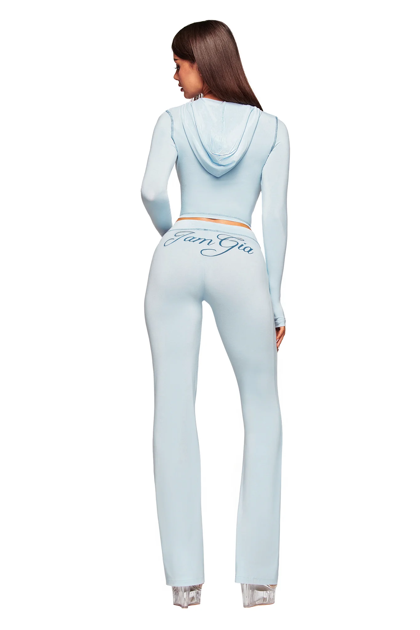 BLARE HOODIE - BLUE : BABY BLUE - Image 3