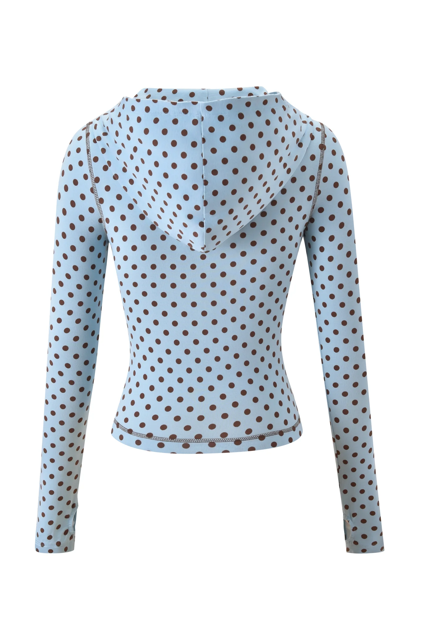 BLARE HOODIE - BLUE POLKA DOT - Image 9