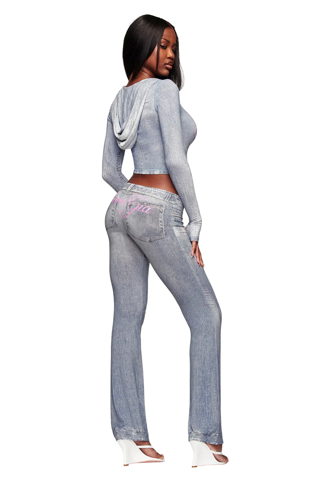 BLARE HOODIE - DENIM TROMPE L'OEIL - Image 5