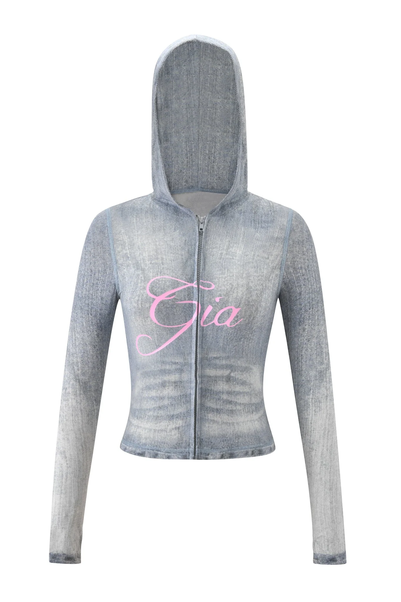 BLARE HOODIE - DENIM TROMPE L'OEIL - Image 6