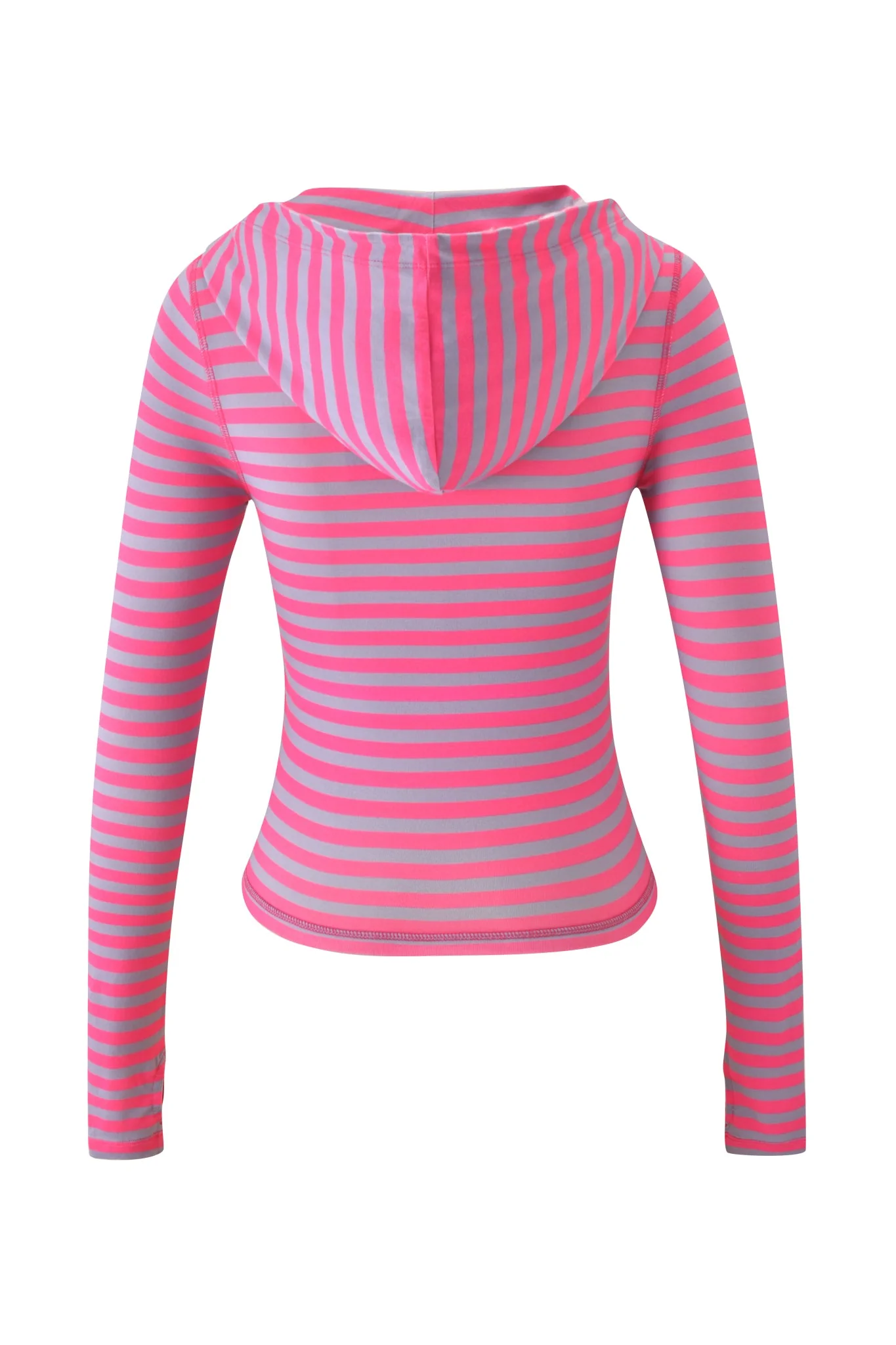BLARE HOODIE - HOT PINK STRIPE - Image 7