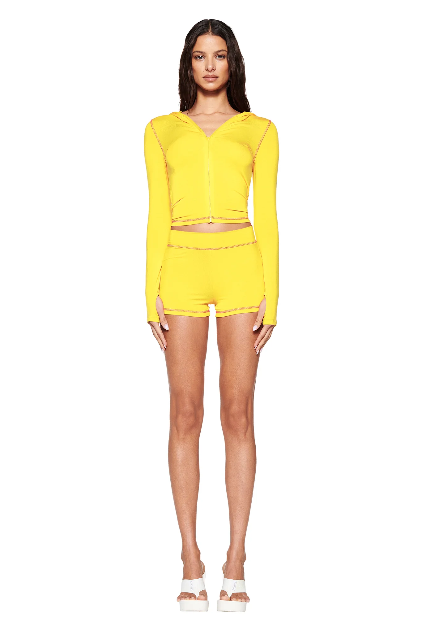 BLARE HOODIE - LEMON - Image 2