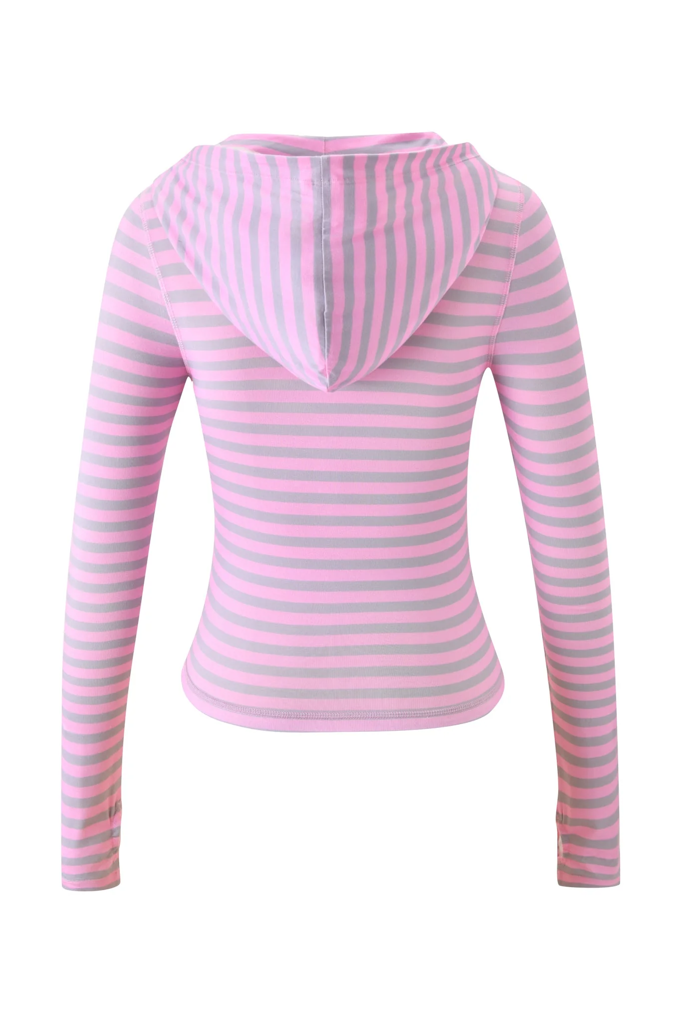 BLARE HOODIE - LIGHT PINK STRIPE - Image 7