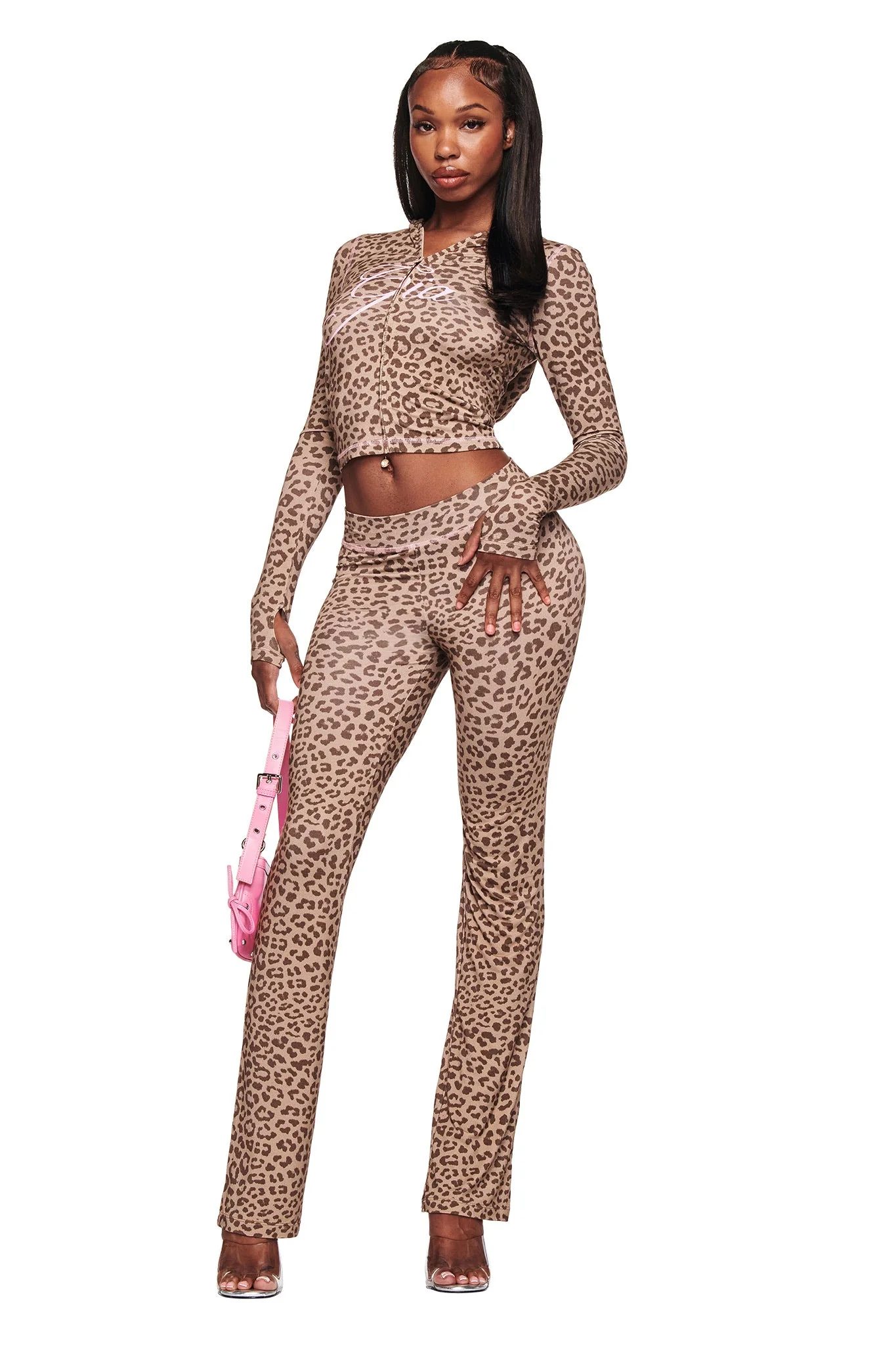 BLARE HOODIE - MOCHA LEOPARD - Image 2