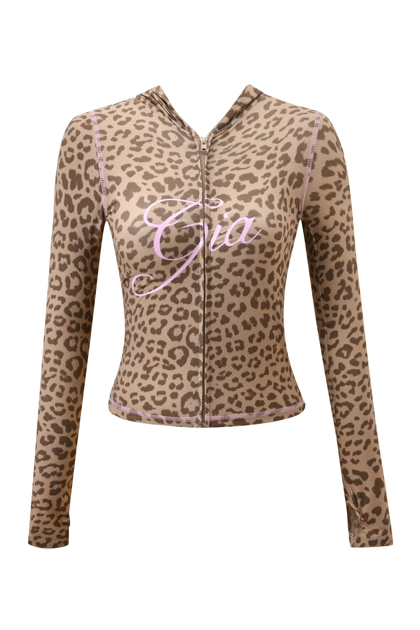 BLARE HOODIE - MOCHA LEOPARD - Image 8