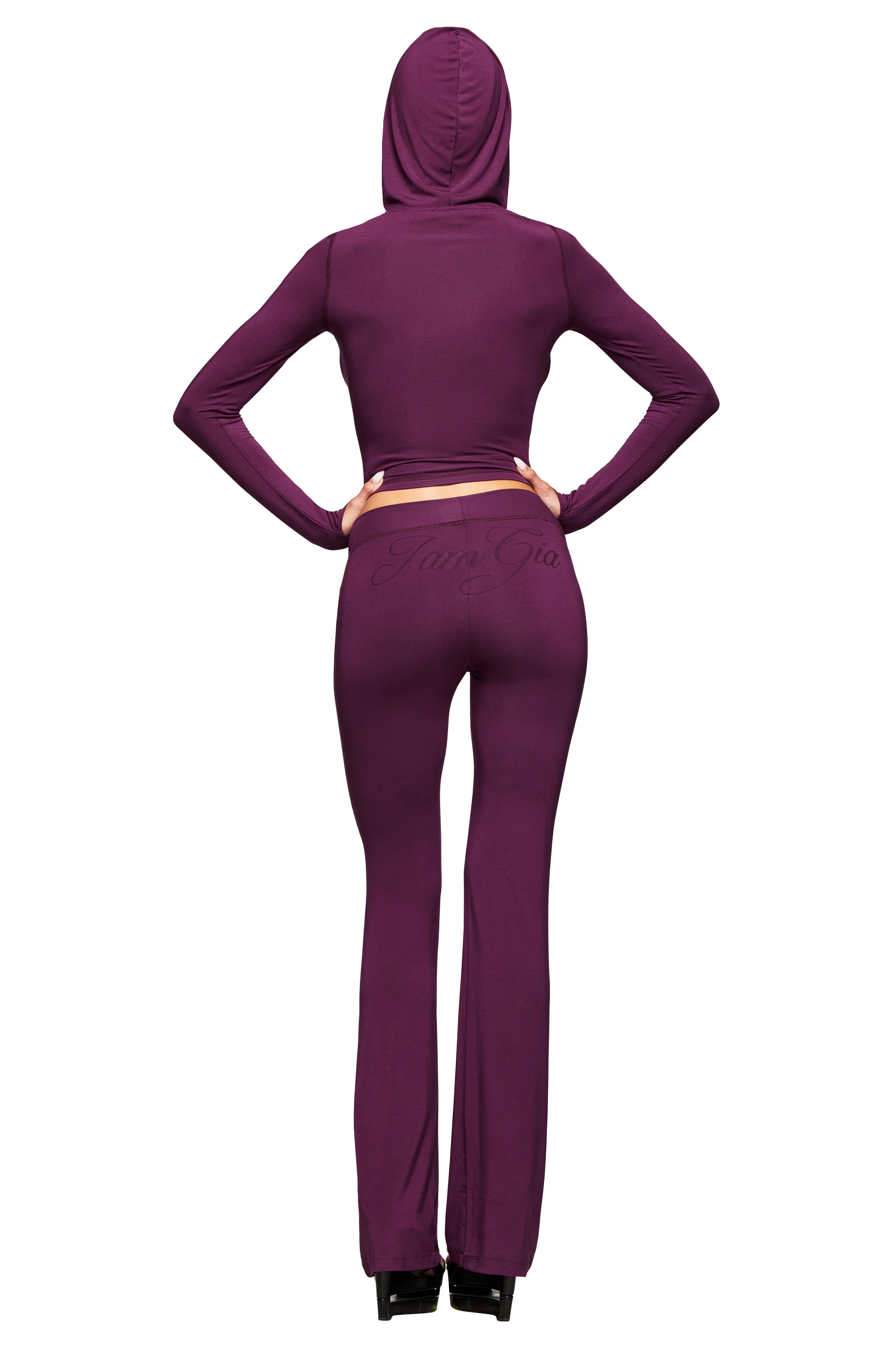 BLARE HOODIE - PLUM - Image 4