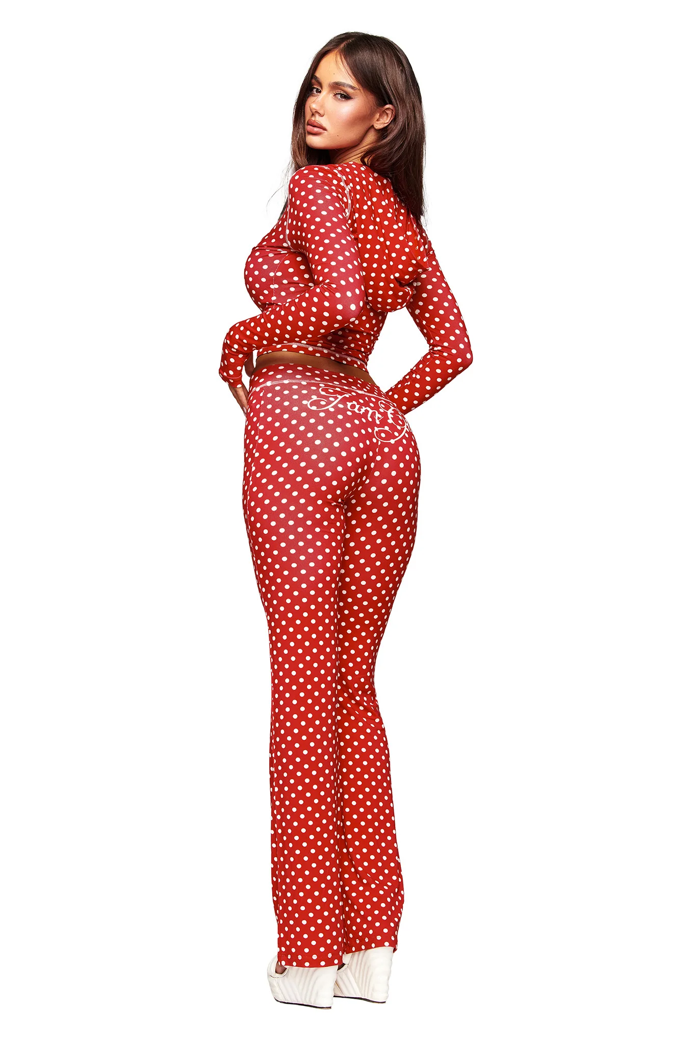 BLARE HOODIE - RED POLKA DOT - Image 3