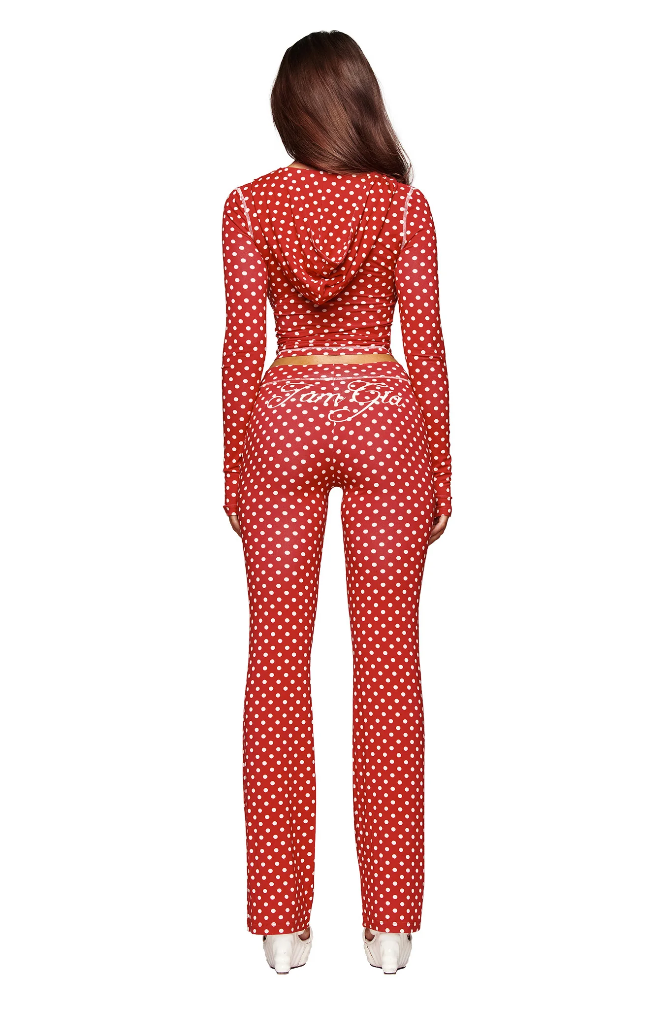 BLARE HOODIE - RED POLKA DOT - Image 6