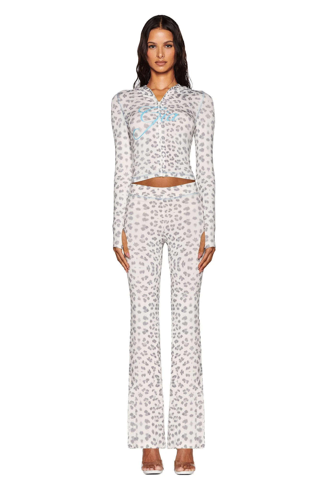BLARE HOODIE - SNOW LEOPARD : WINTER WILD CARD - Image 3