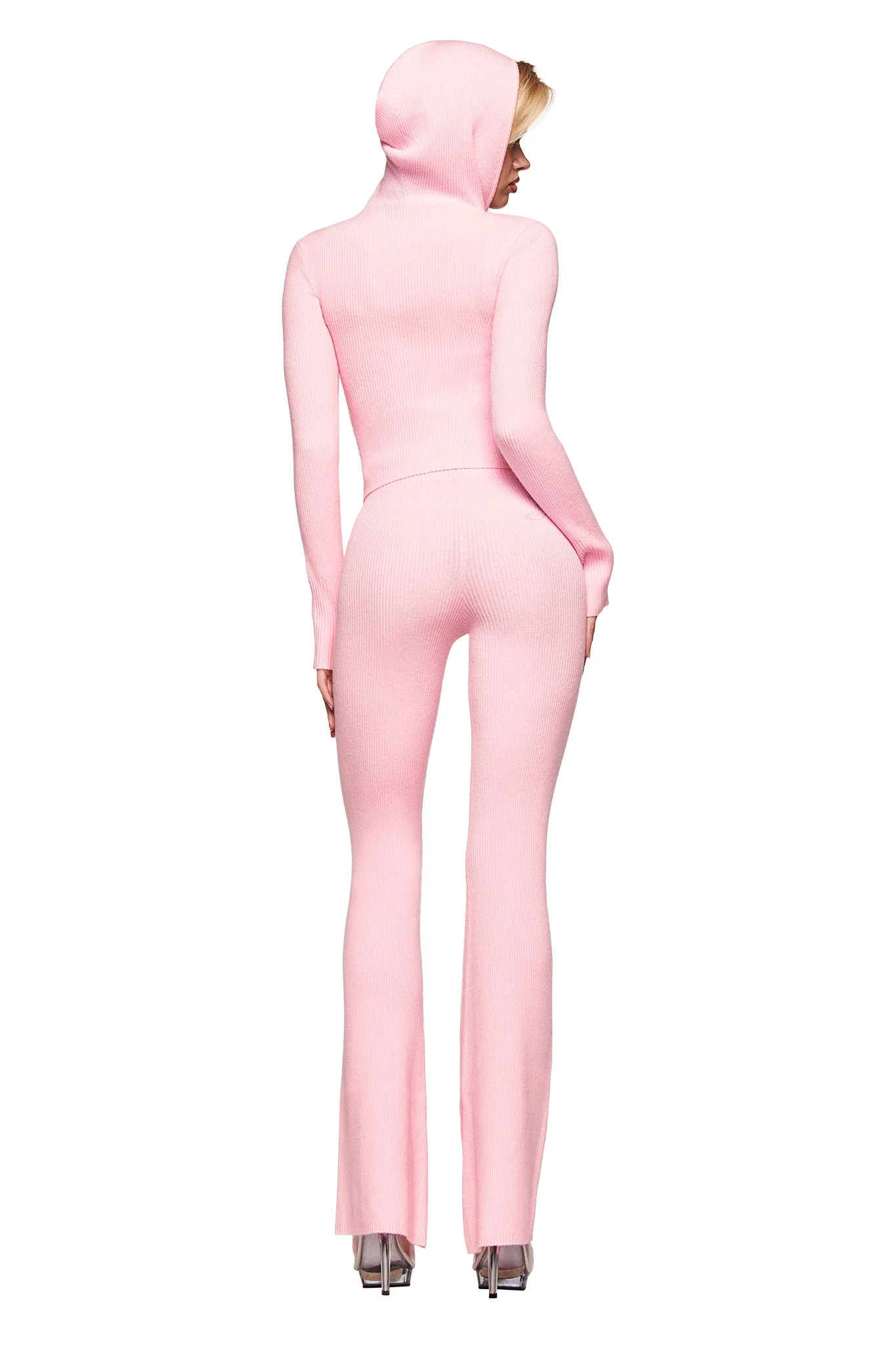 BLARE KNIT TRACKPANT - PINK - Image 2