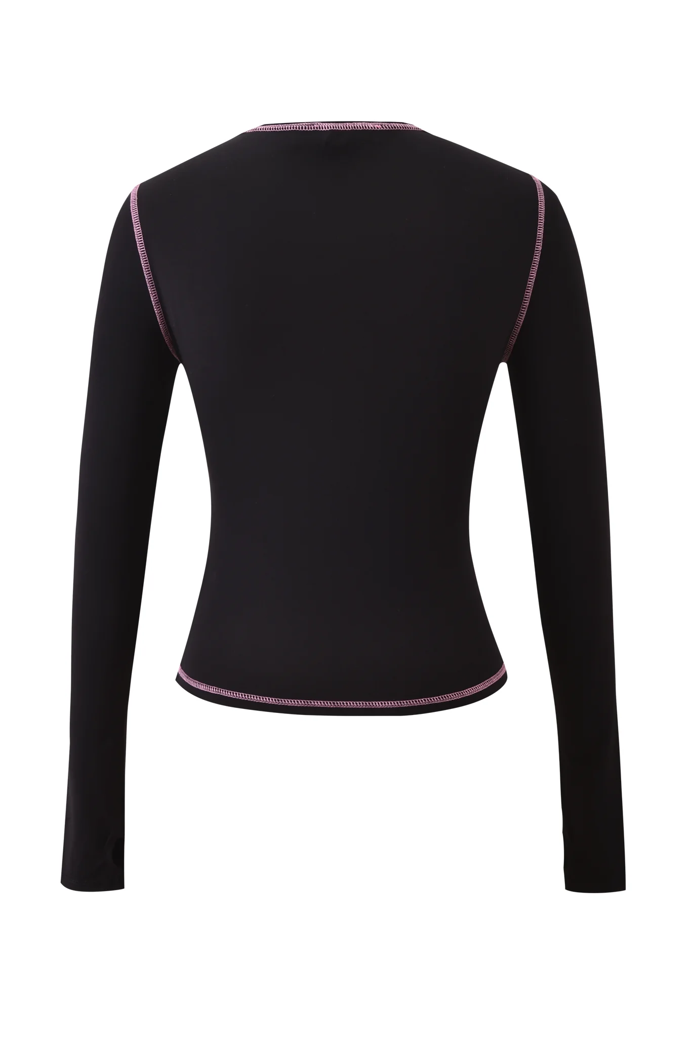 BLARE LONG SLEEVE TOP - BLACK - Image 9