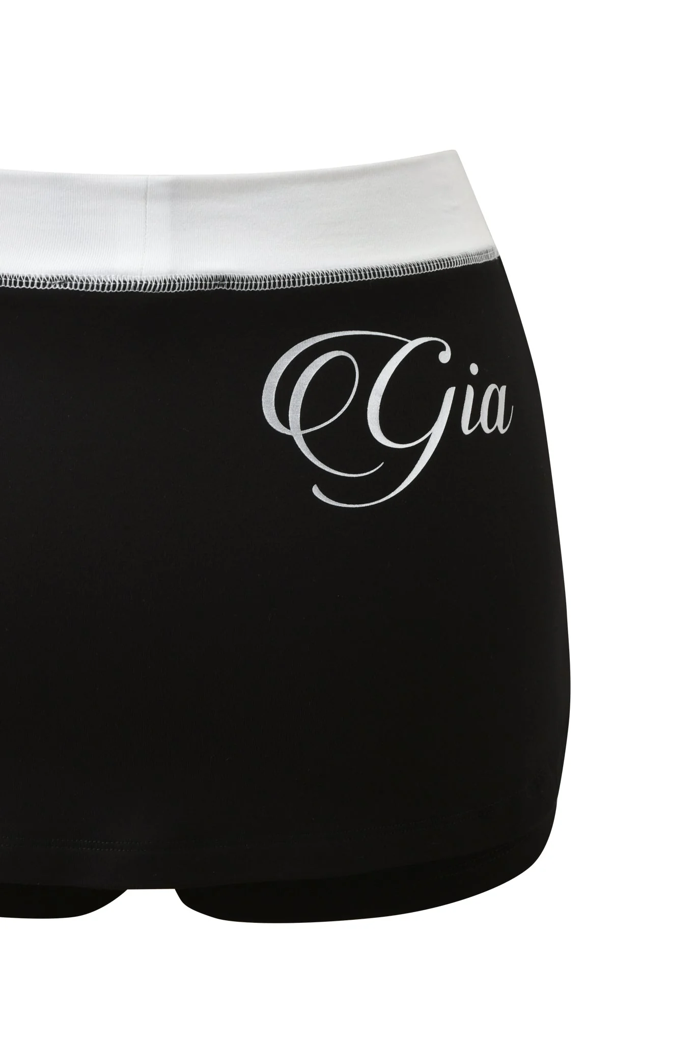 BLARE MICRO SKORT - BLACK AND WHITE - Image 7