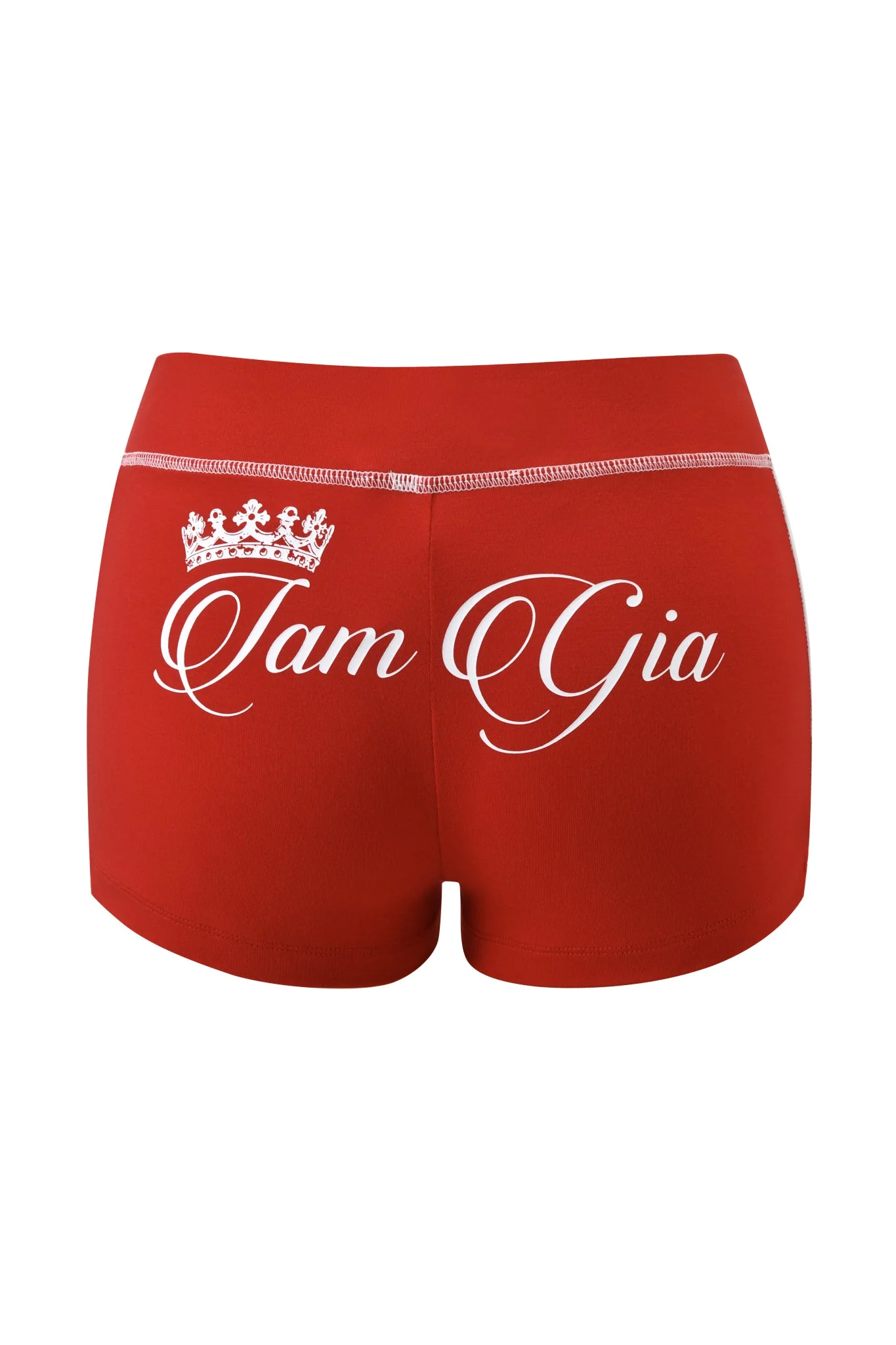 BLARE PANELLED SHORT - RED - Image 8