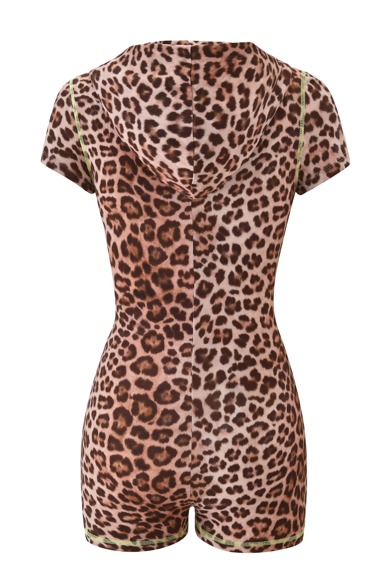 BLARE SHORT SLEEVE ROMPER - LEOPARD - Image 8