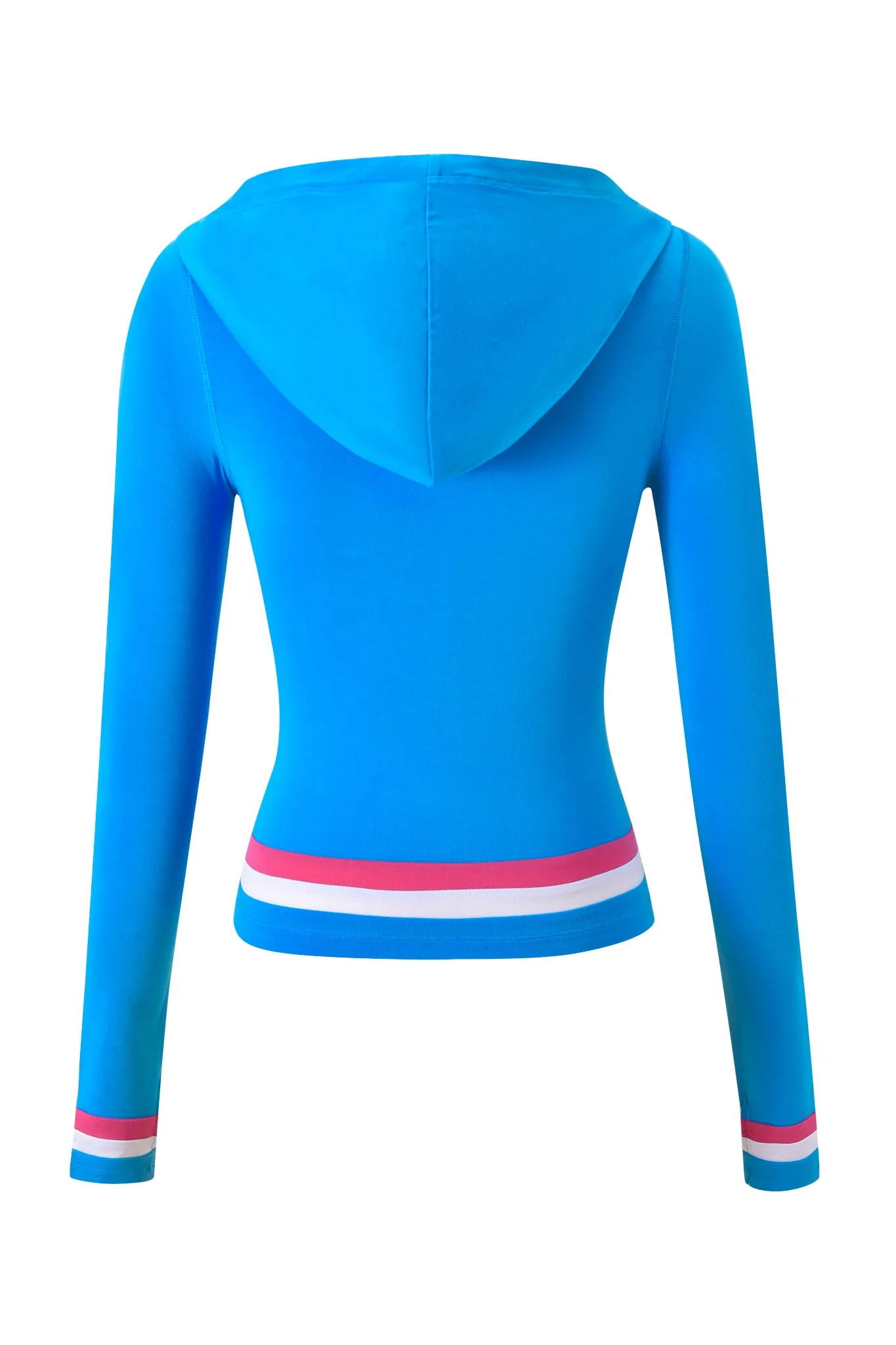 BLARE STRIPED HOODIE - SKY BLUE - Image 9