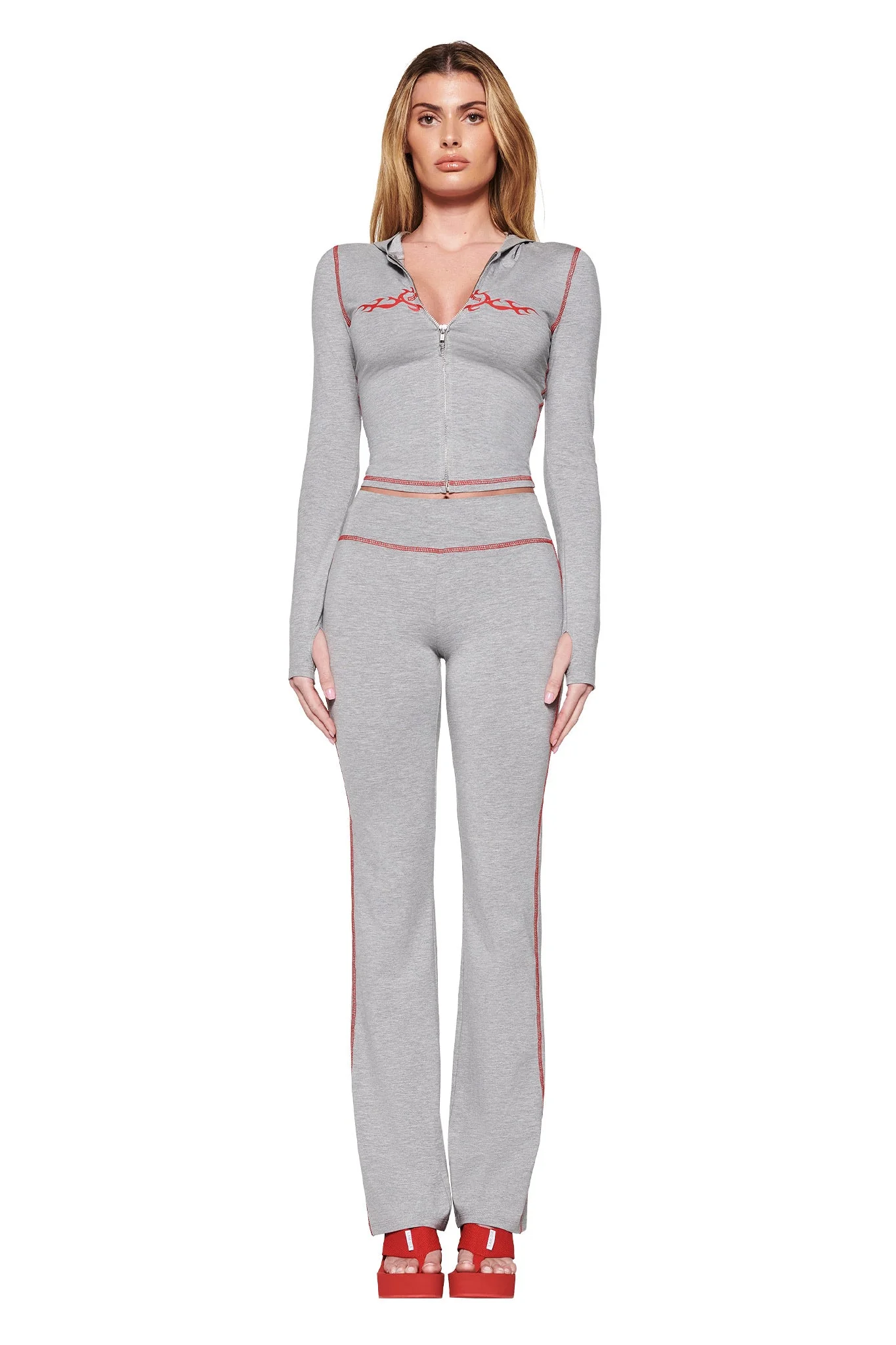 BLARE TRACKPANT 2.0 - GREY : DOVE GREY - Image 2