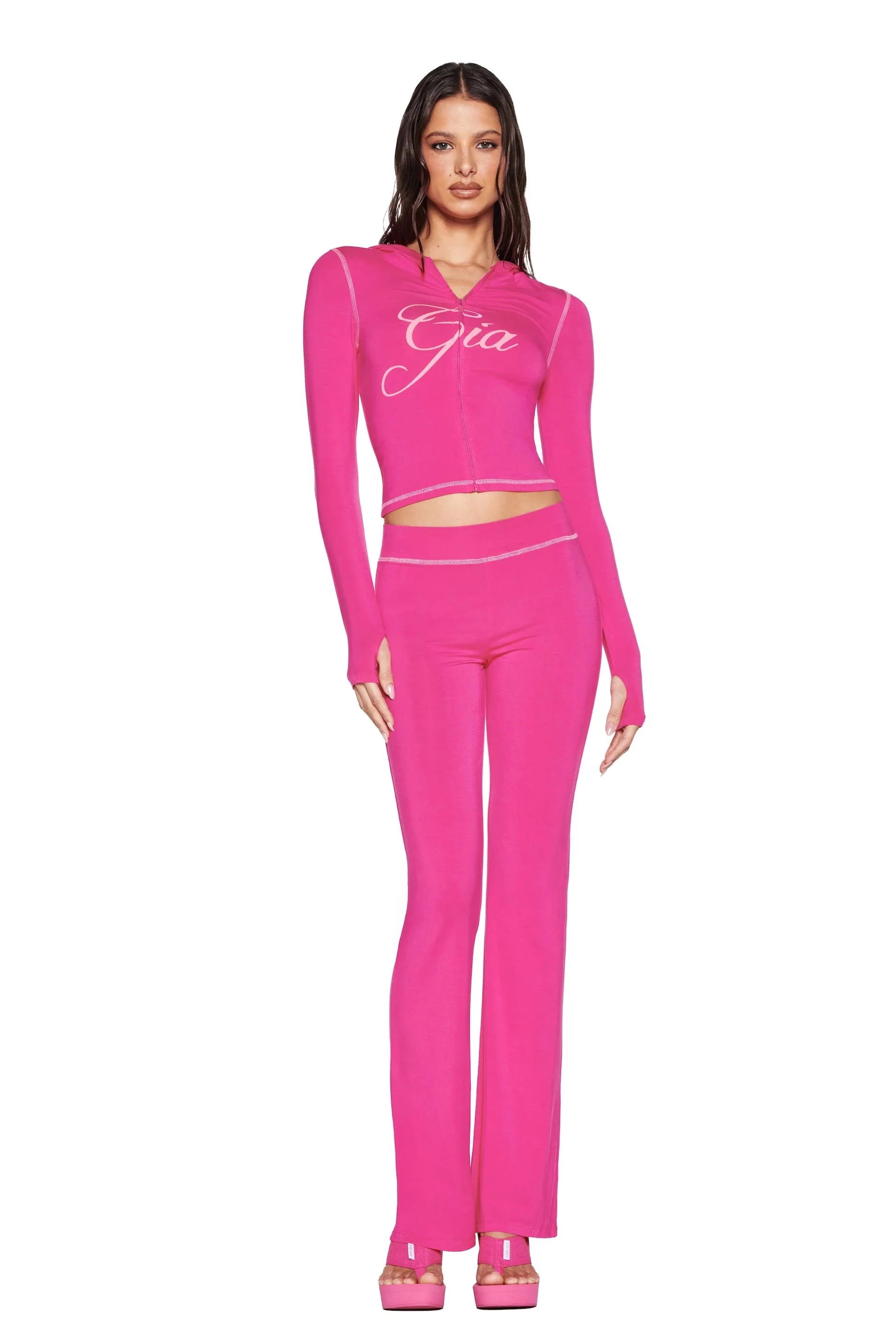BLARE TRACKPANT - HOT PINK - Image 2