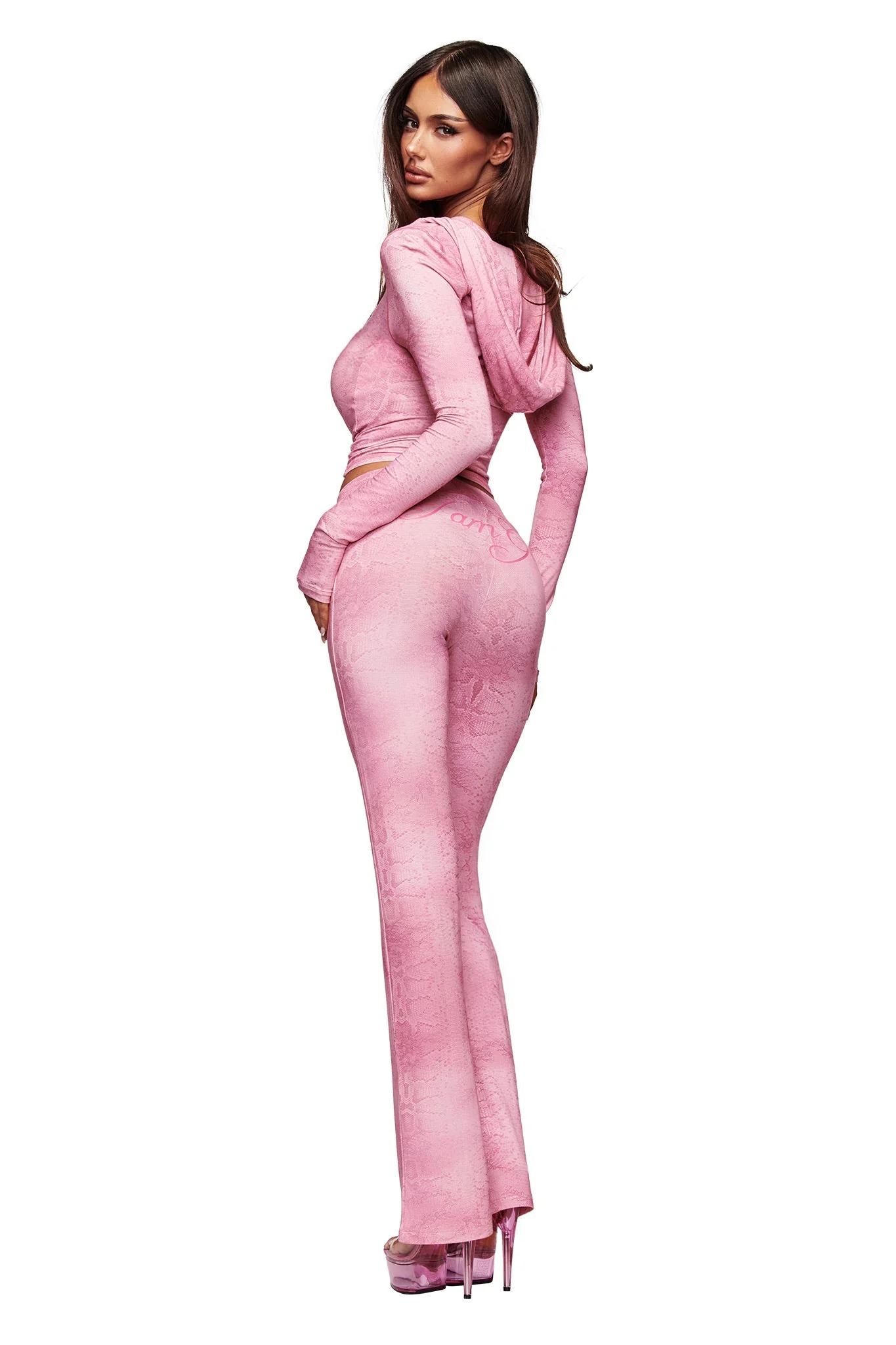 BLARE TRACKPANT - LIGHT PINK SERPENTINE - Image 2