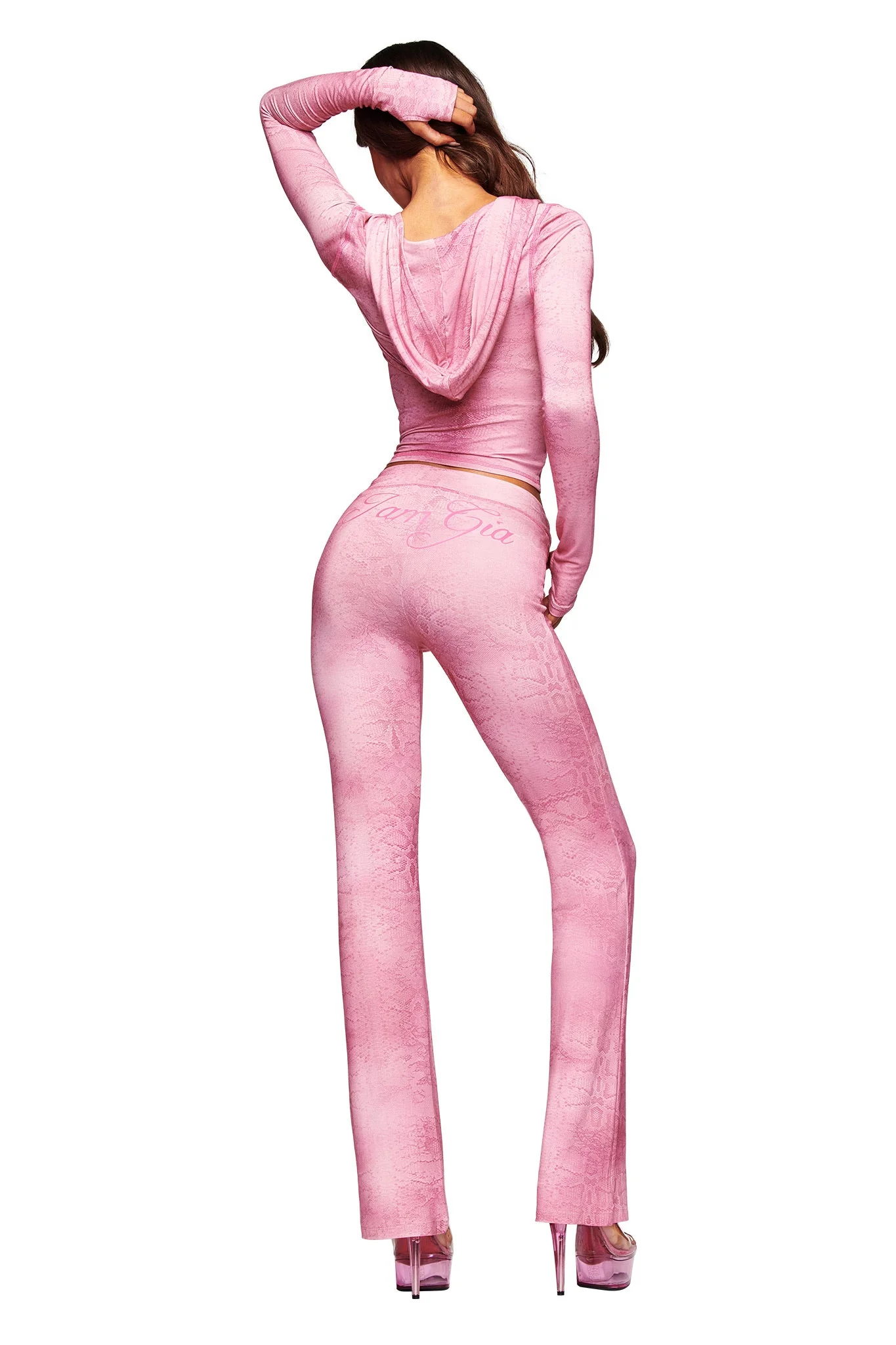 BLARE TRACKPANT - LIGHT PINK SERPENTINE - Image 5