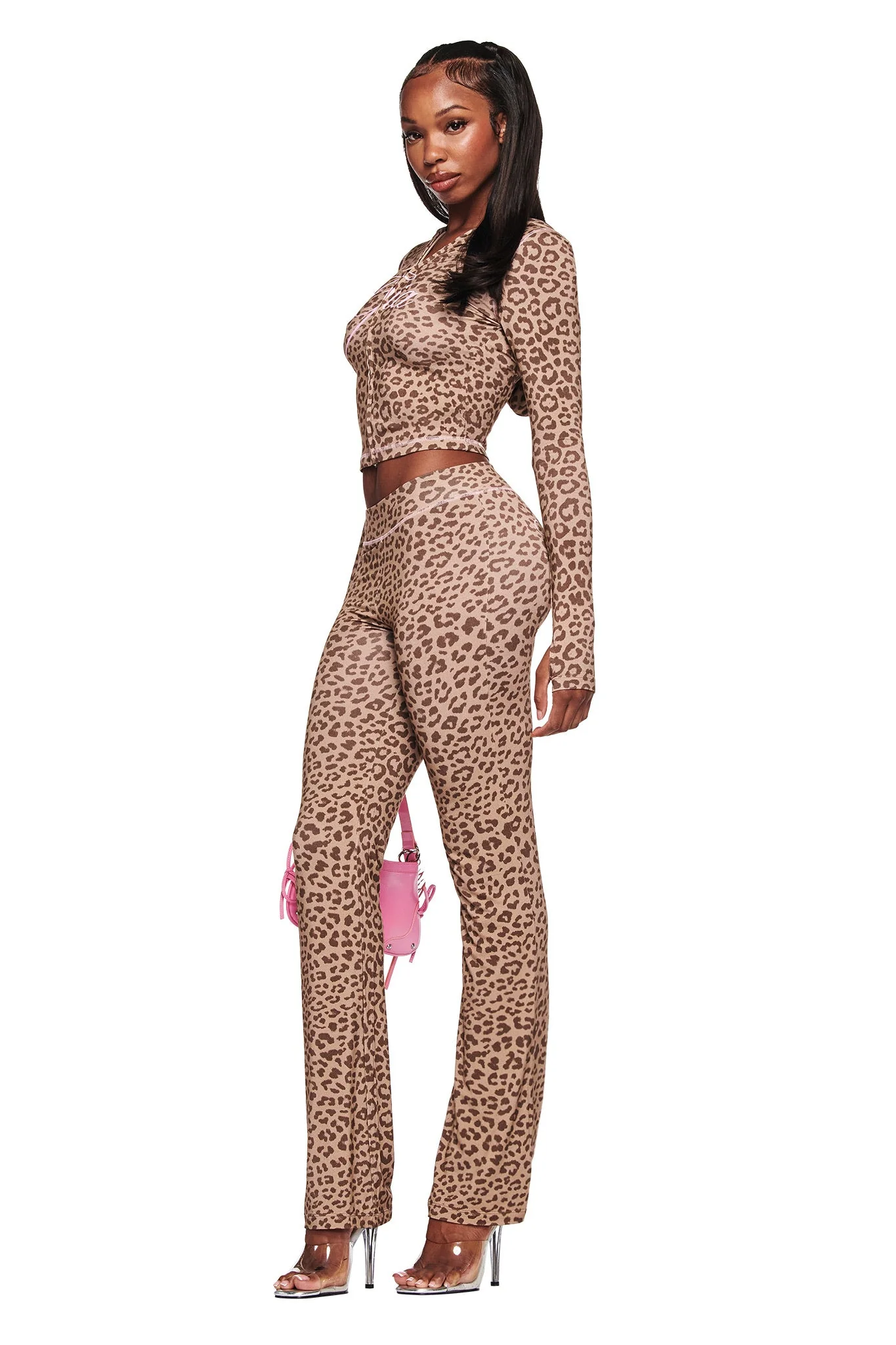 BLARE TRACKPANT - MOCHA LEOPARD - Image 2